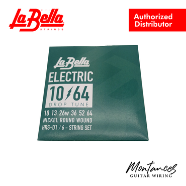 La Bella® HRS-D1 Drop Tune Electric Guitar Strings – 10-64
