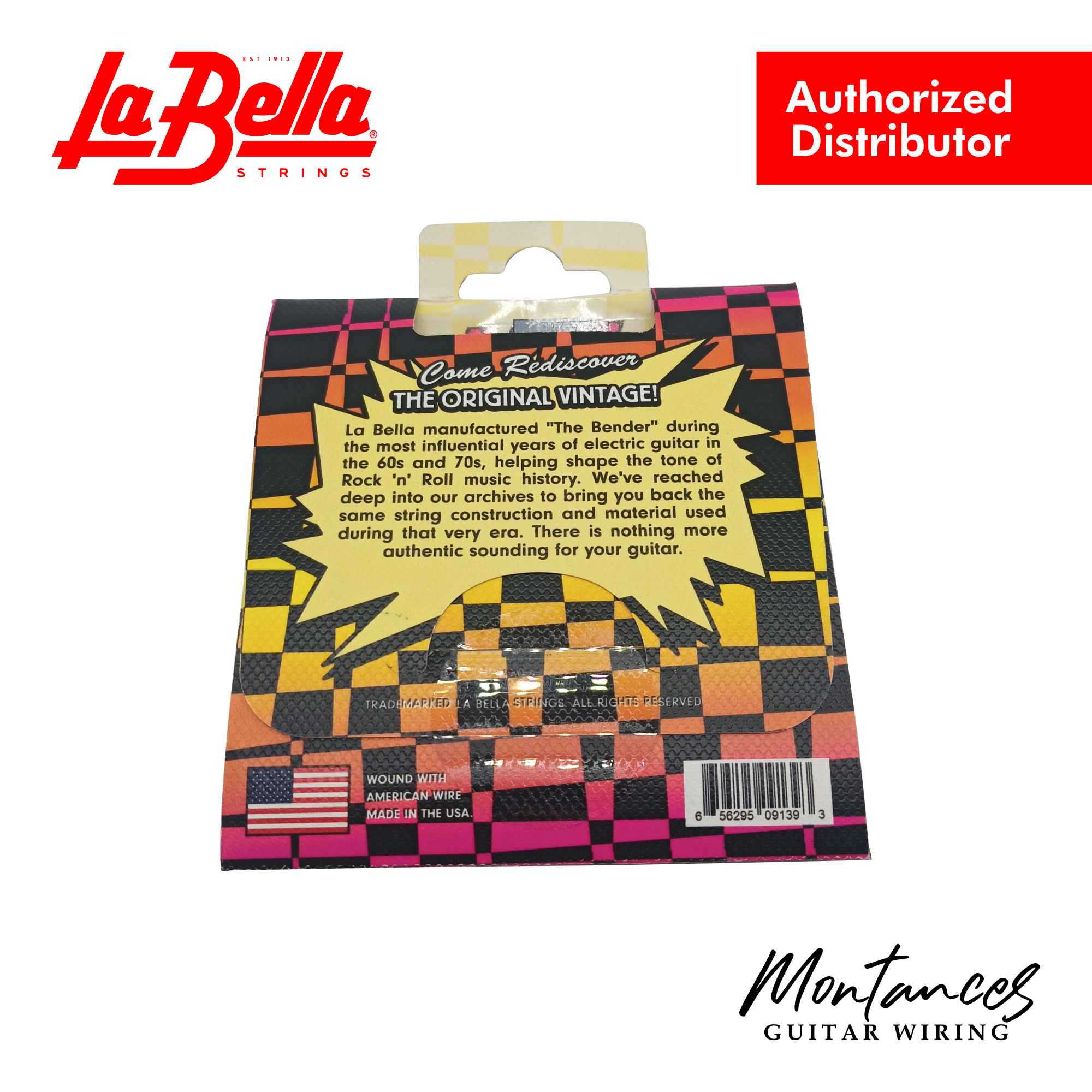 La Bella BJ1252 Jazz Bender Electric Guitar Strings – 12–52 | Wound 3rd | Vintage Nickel Roundwound | Jazz Tension | Made in USA