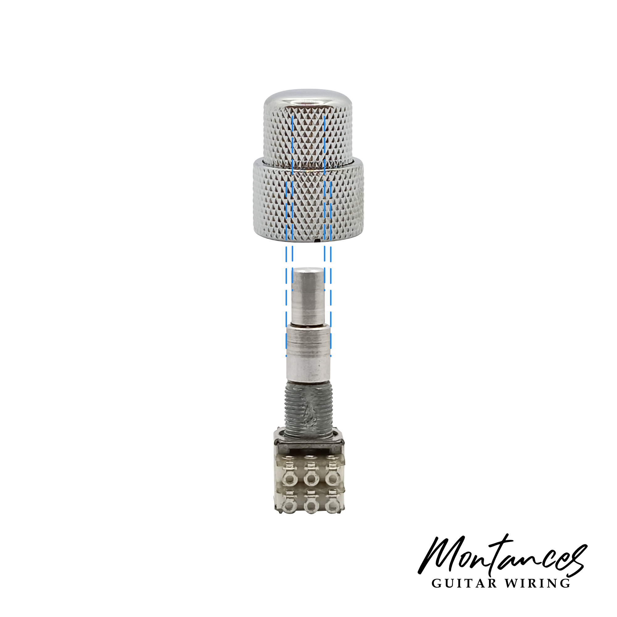 Metal Knobs Dual Control