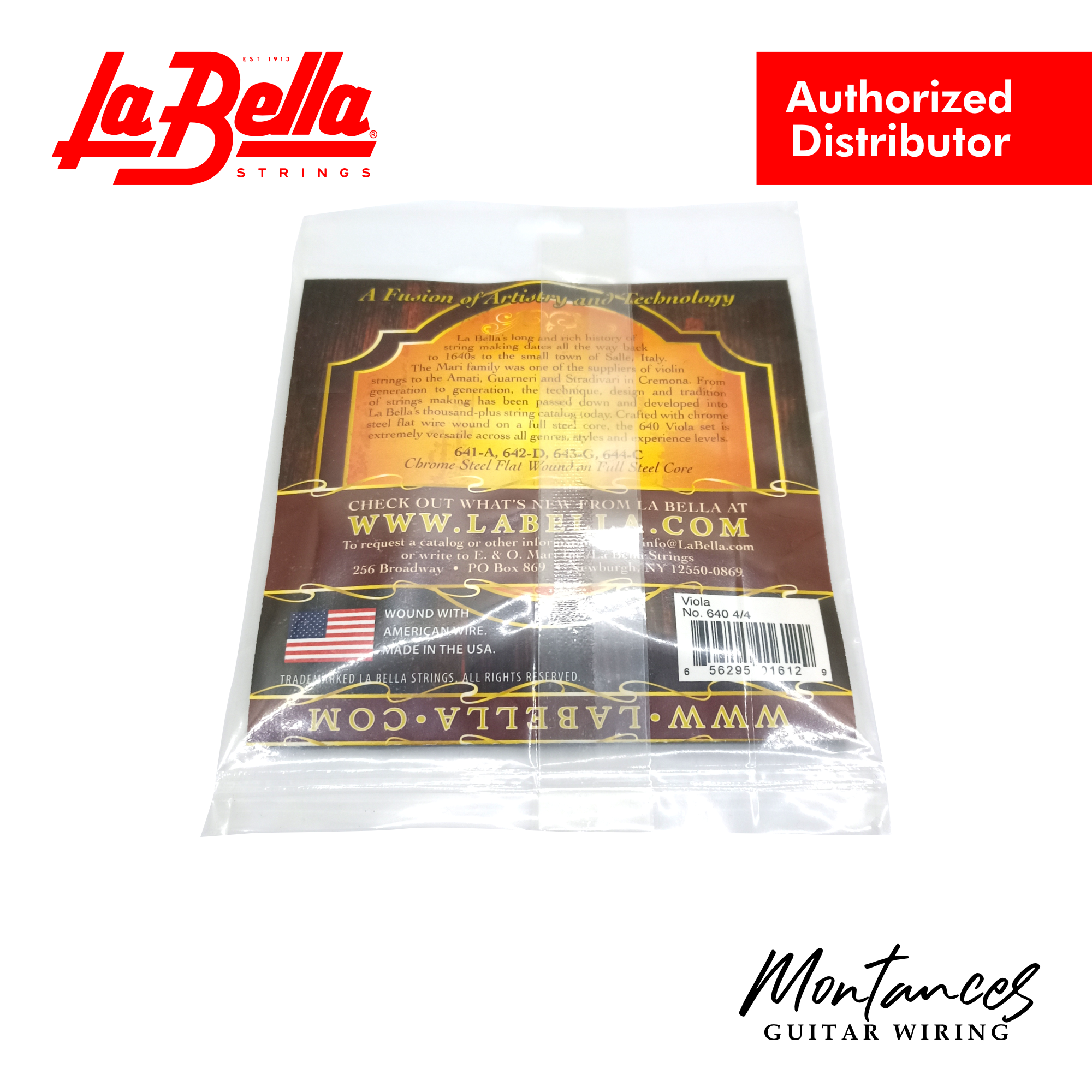 La Bella® 640-4/4 Viola String Set