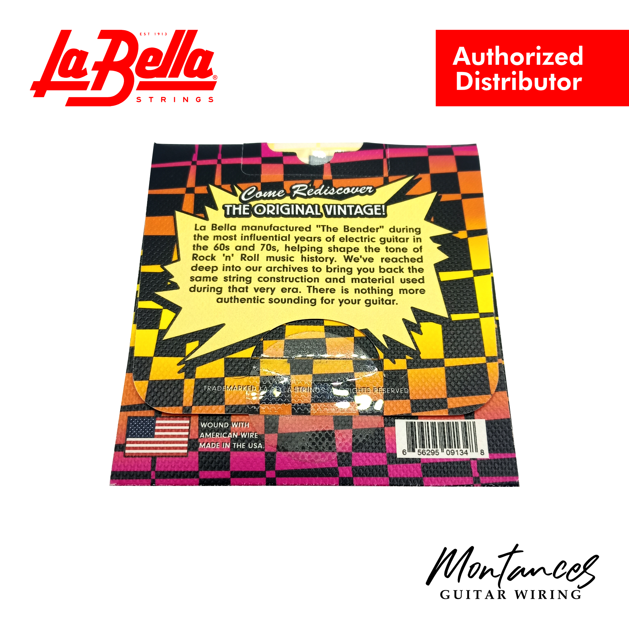 La Bella® B838 Bender Electric Guitar Strings 8-38