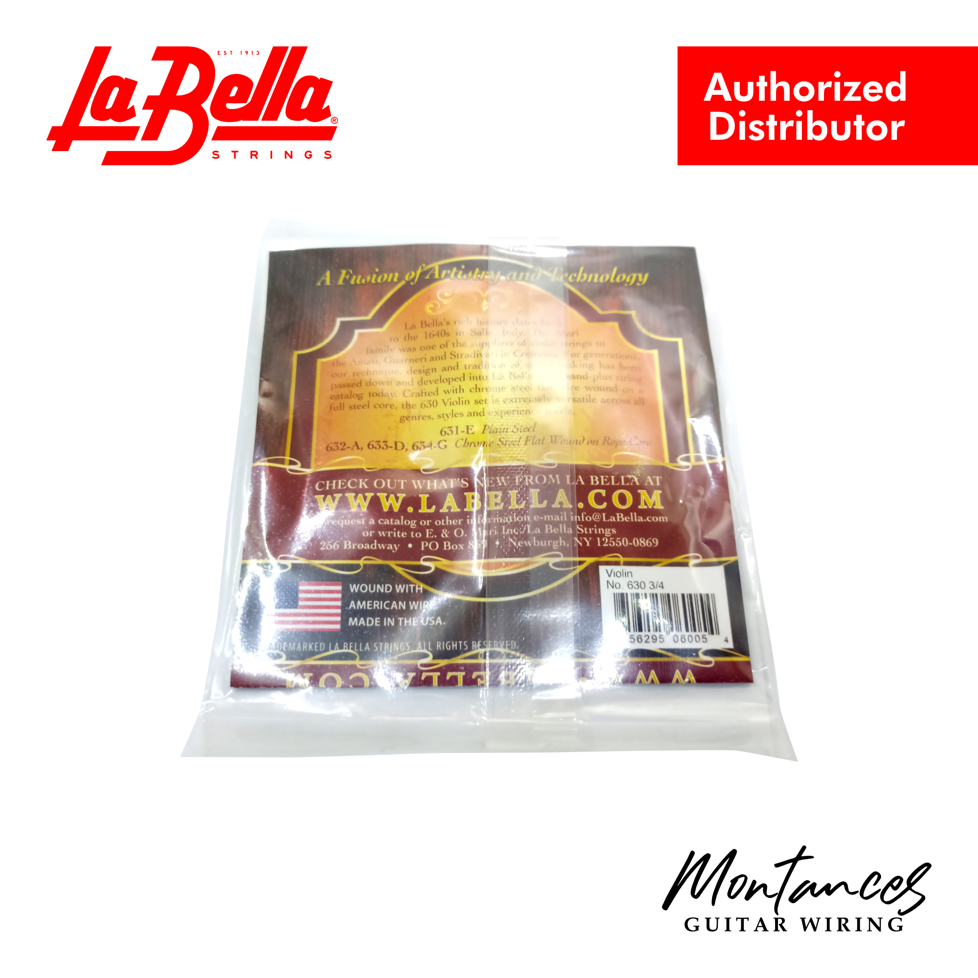La Bella® 630-3/4 Violin String Set