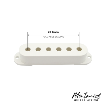 Strat Pickup Cover for Single-Coils 50mm spacing