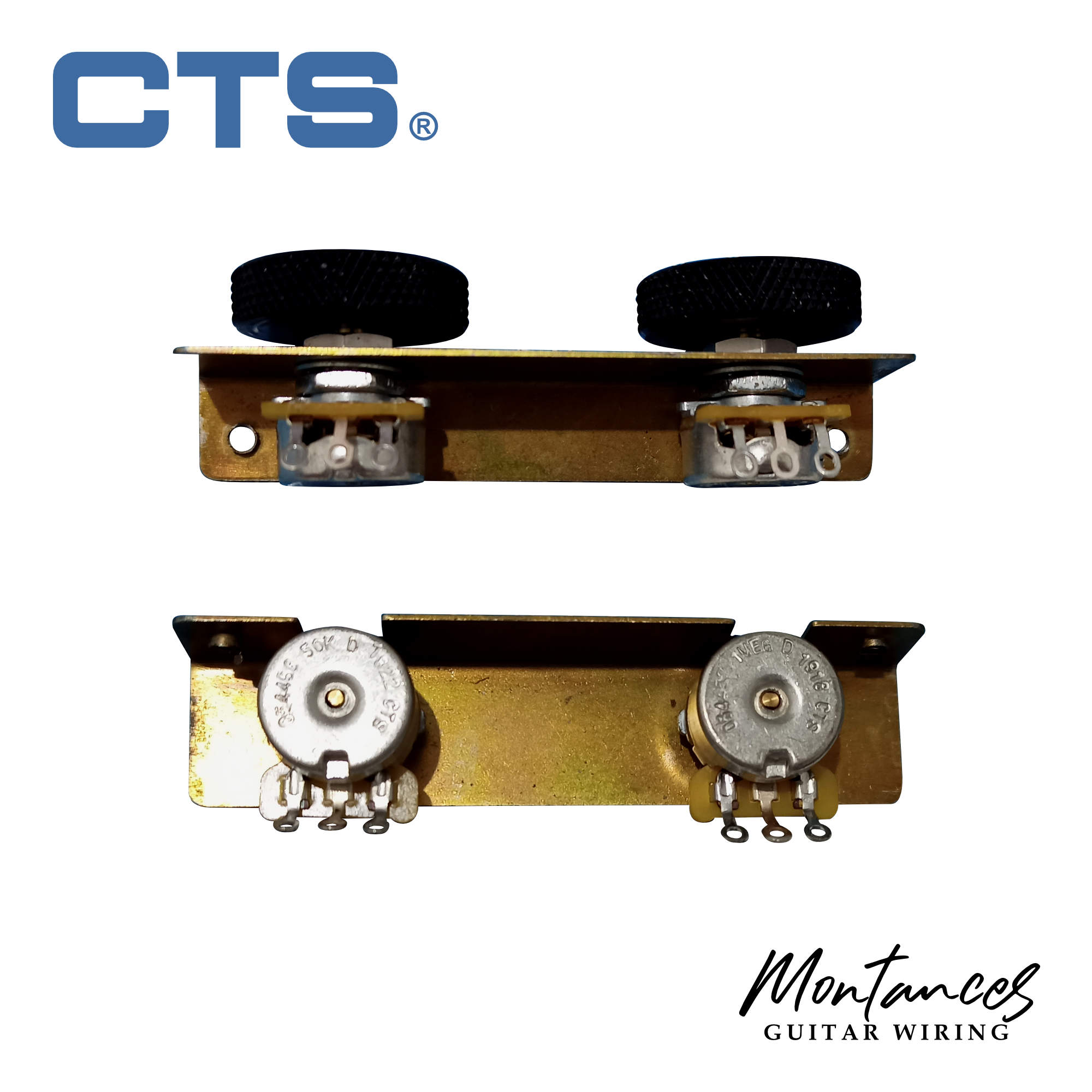 CTS® Premium US ¼” Short Length Mini-Size Potentiometer (Offset guitars)