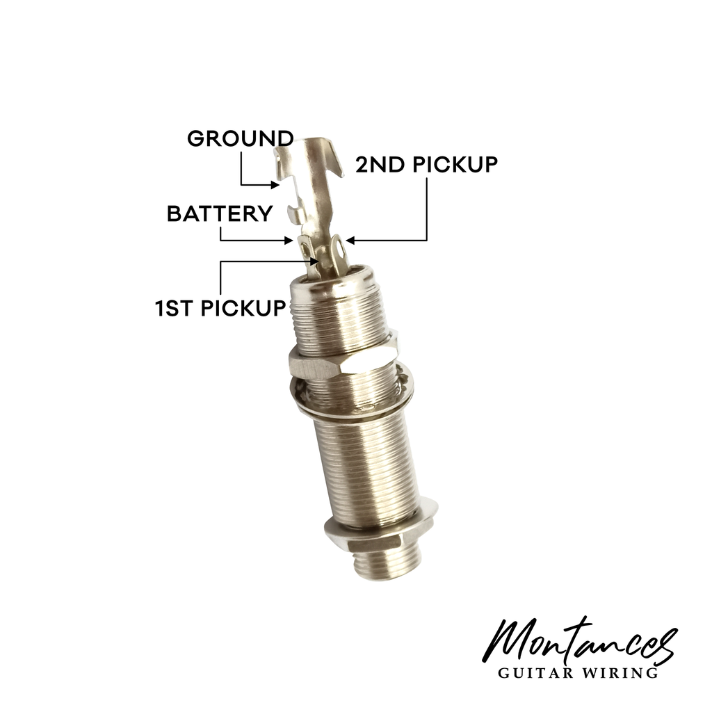 Acoustic guitar endpin top jack