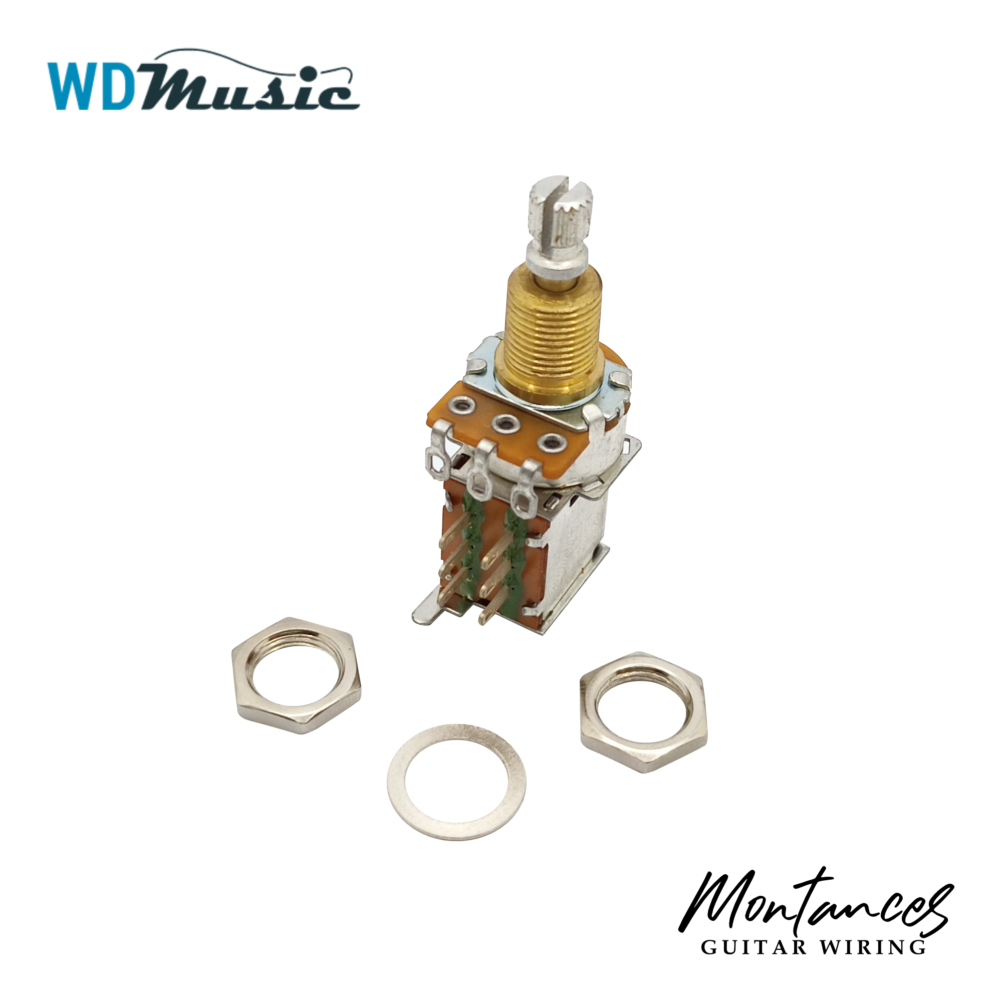 WD® ⅜” Standard Length Push Push Potentiometer Made in USA