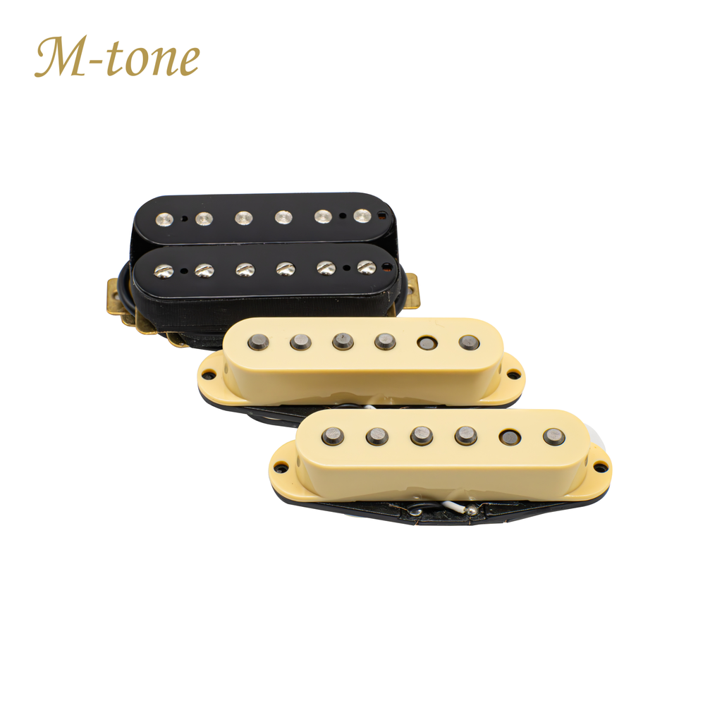 M-Tone HSS Strat Pickup Set | Alnico 2 | Calibrated Set | Warm