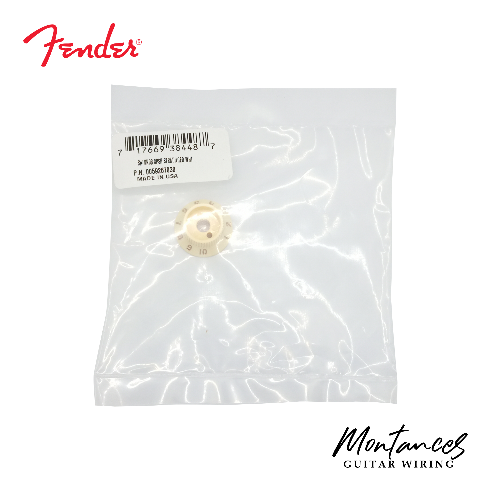 Fender® Knob & Knob Cap for the S-1 Switch