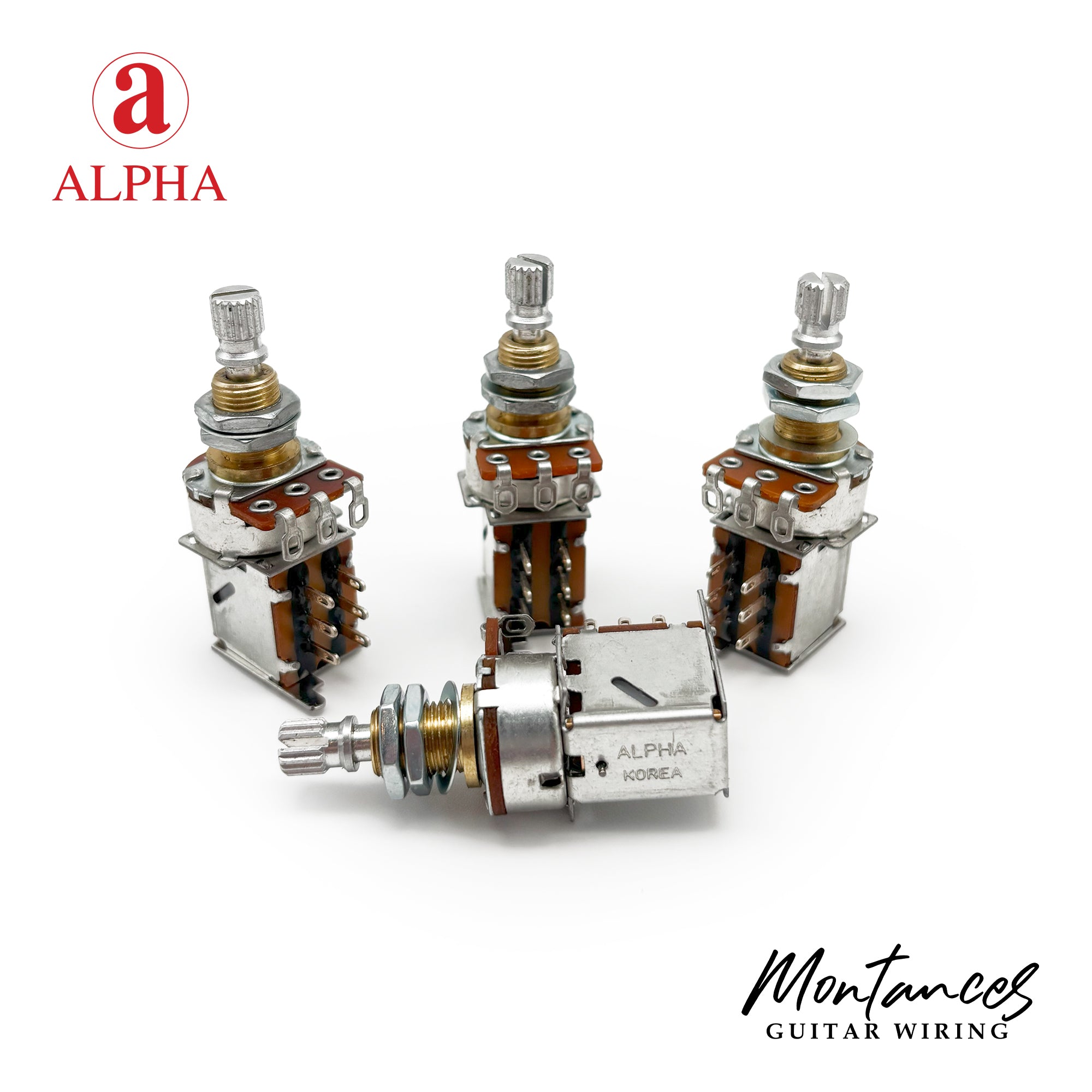 Alpha Metric ⅜” Standard Length Push-Push Potentiometer (Split Shaft)