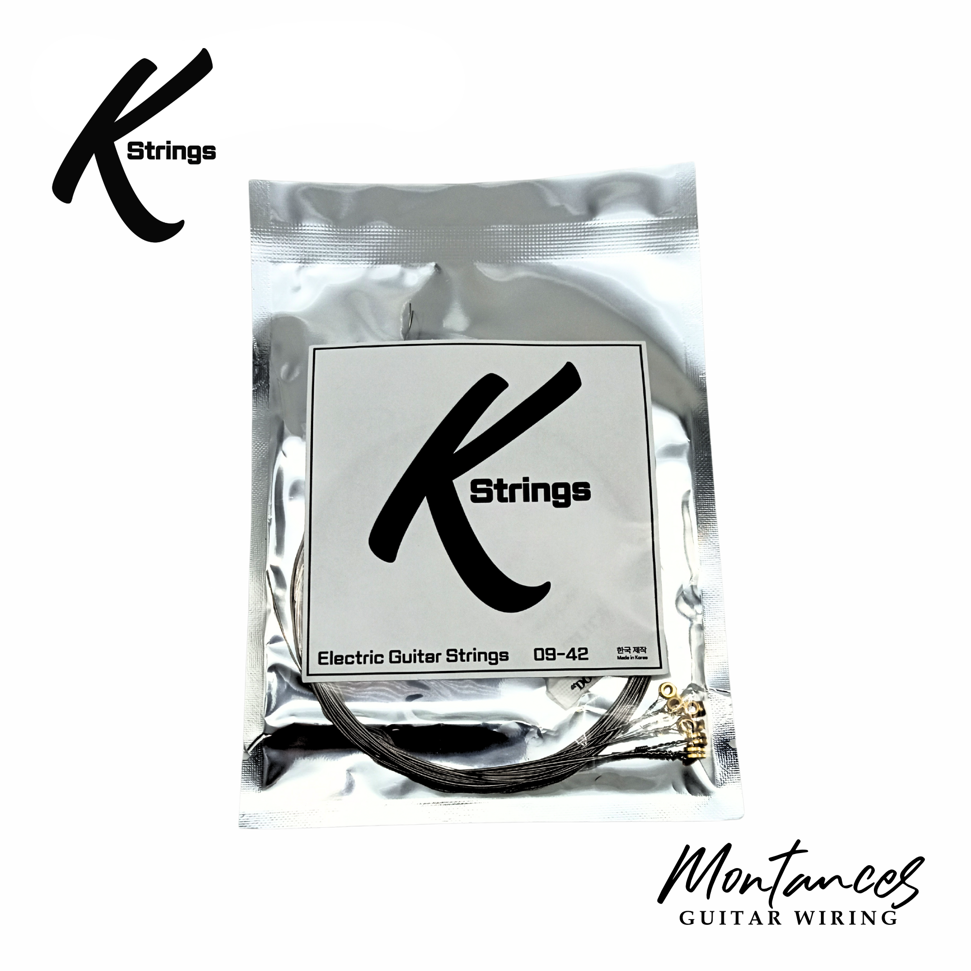 K-Strings Classic Electric Guitar Strings | Nickel Wound, Reliable Tone | 9s, 10s, 11s