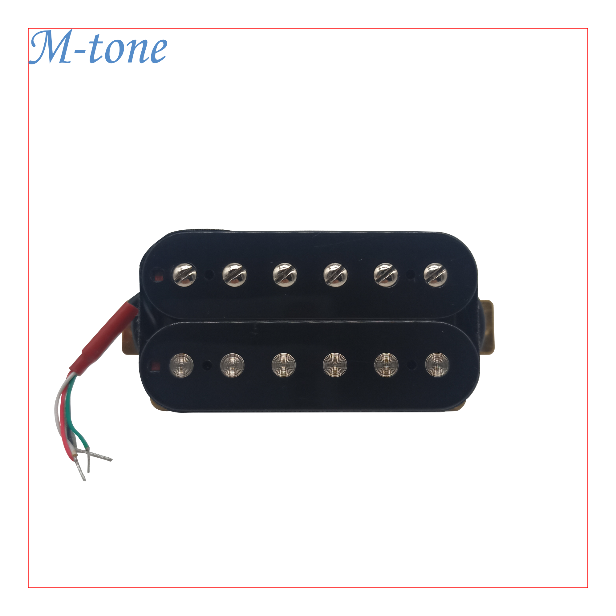 M-Tone Humbucker Pickups – Alnico 2 | Vintage Warmth & PAF-Style Tone | For LP, SG, Strat Mods