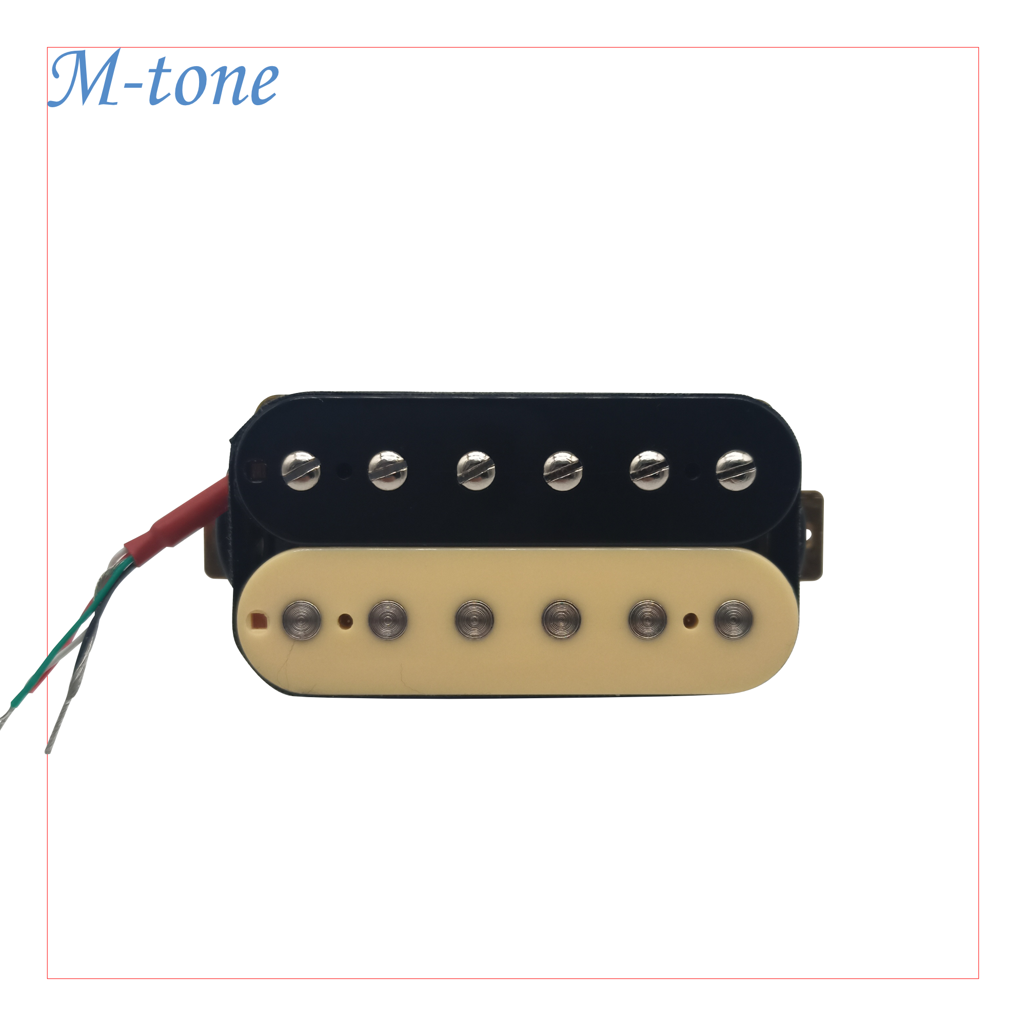 M-Tone Humbucker Pickups – Alnico 2 | Vintage Warmth & PAF-Style Tone | For LP, SG, Strat Mods
