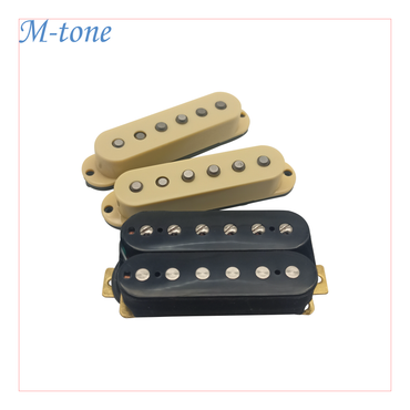 M-Tone HSS Pickups Set for Strat – Alnico 2 | Humbucker + RWRP Single-Coils | Warm Vintage Tones