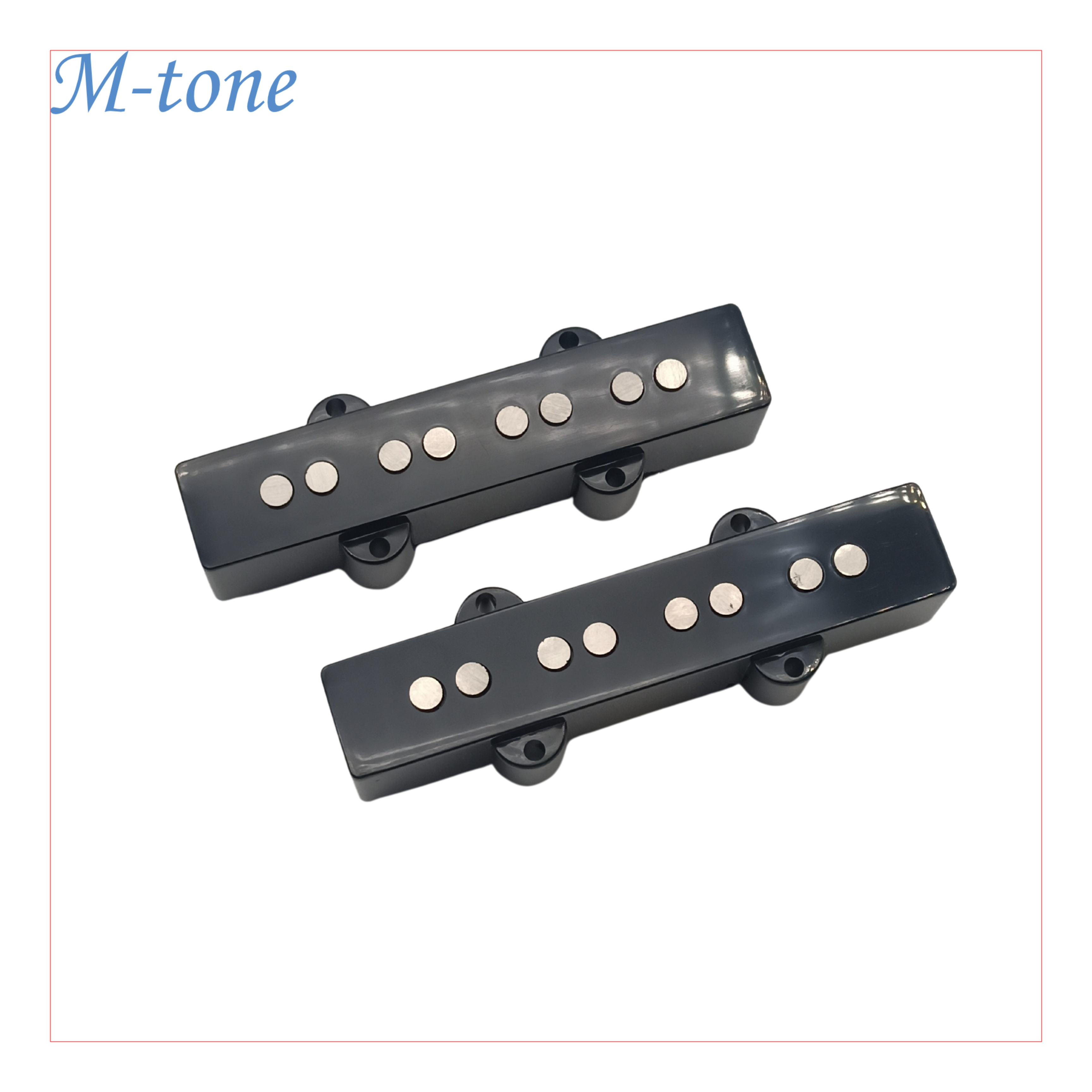 M-Tone Jazz Bass Pickups for 4-String – Alnico 5 | Articulate Growl & Modern Punch