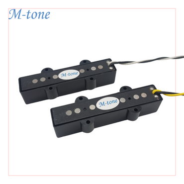 M-Tone Jazz Bass Pickups for 4-String – Alnico 5 | Articulate Growl & Modern Punch