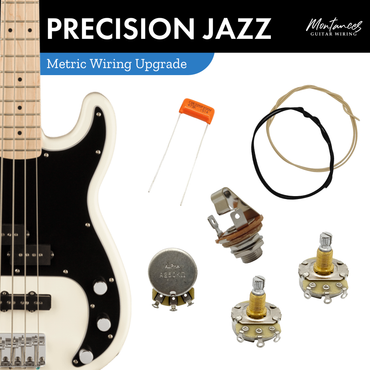 Precision Jazz Bass Wiring Kit (Metric Size)