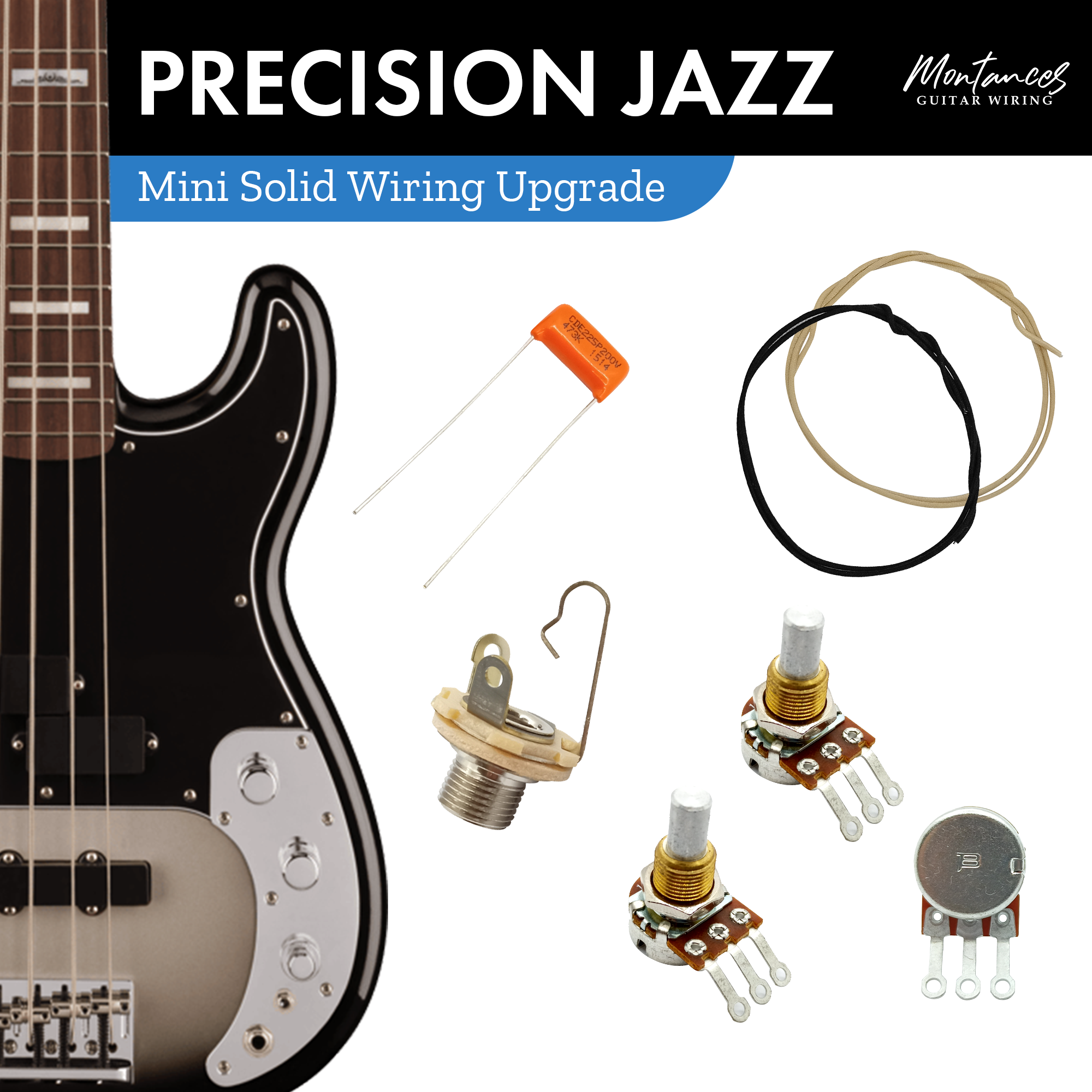 Precision Jazz PJ Bass Wiring Kit
