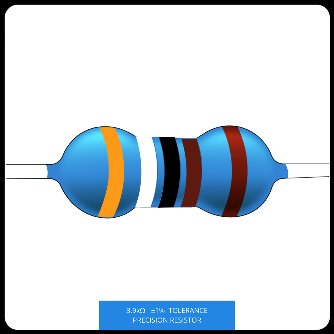 Metal Film Precision Resistor 1% Tolerance, 1/4 Watt, 1k to 10k Ohms