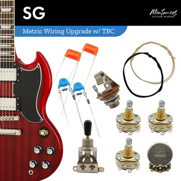 SG Style Guitar Wiring Kit (Metric Size)