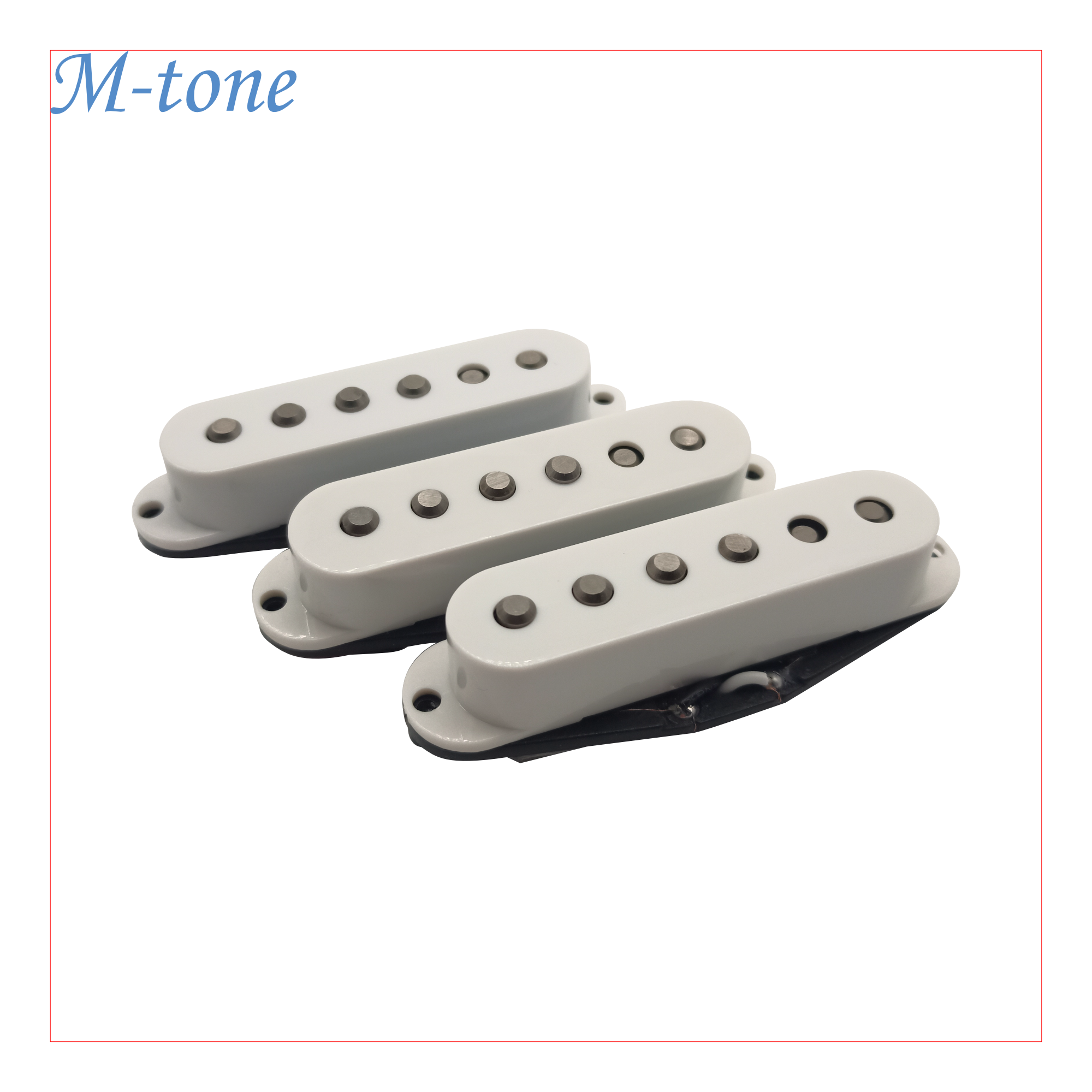 M-Tone SSS Single-Coil Pickups Set for Strat – Alnico 2 | Vintage Warmth & RWRP Hum-Canceling