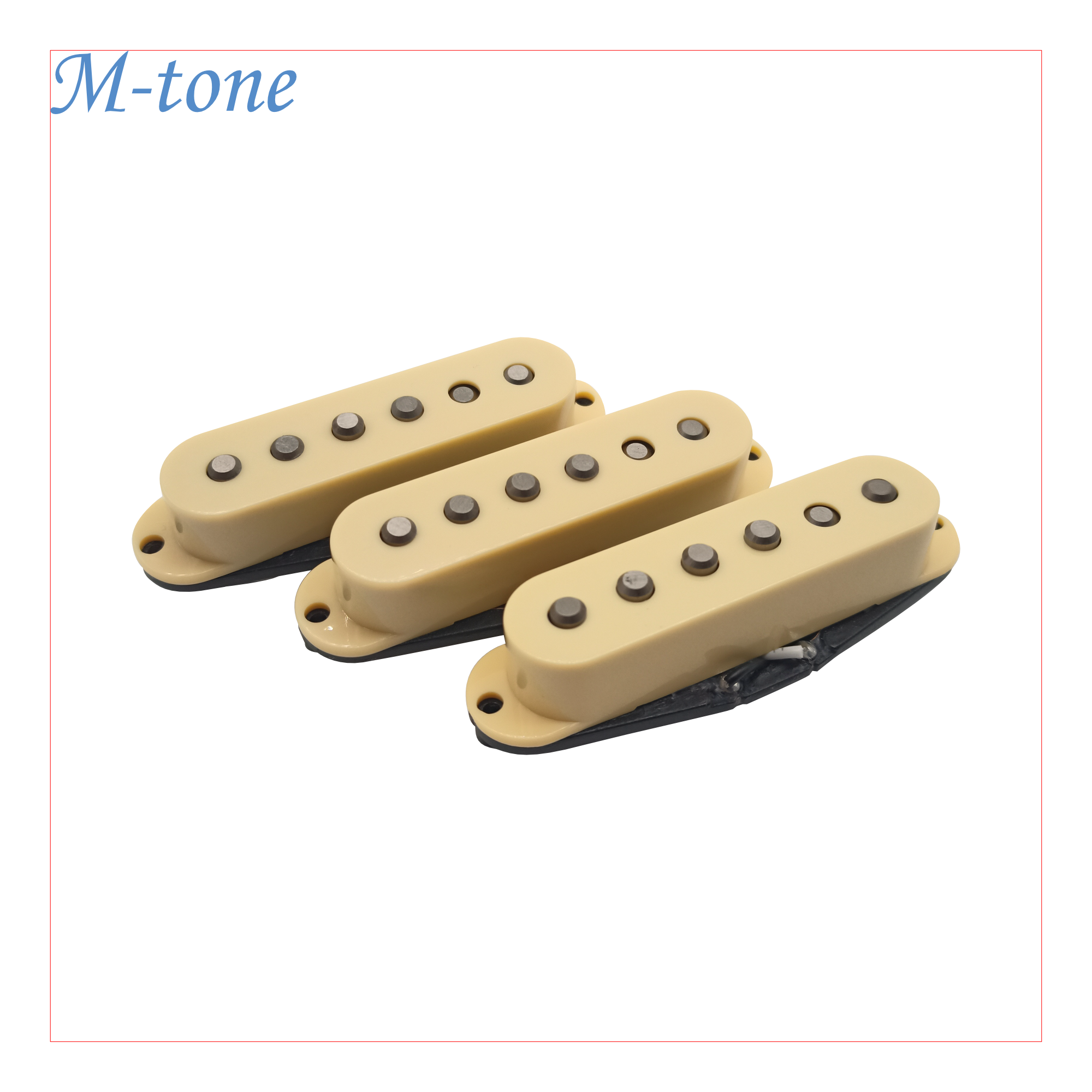 M-Tone SSS Single-Coil Pickups Set for Strat – Alnico 2 | Vintage Warmth & RWRP Hum-Canceling