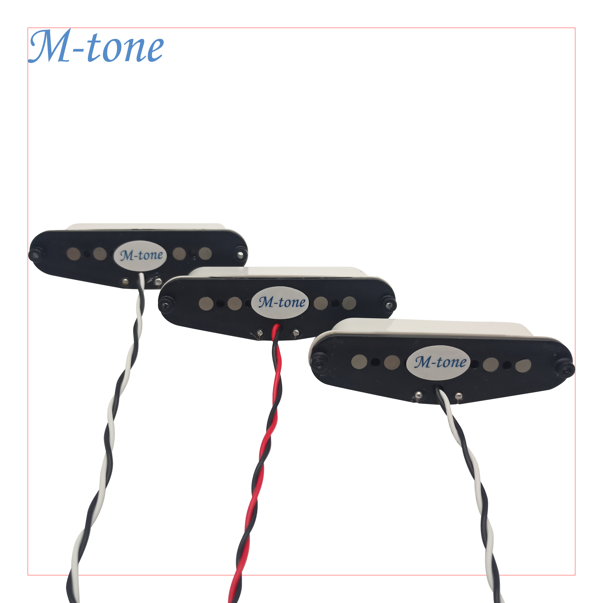 M-Tone SSS Single-Coil Pickups Set for Strat – Alnico 2 | Vintage Warmth & RWRP Hum-Canceling