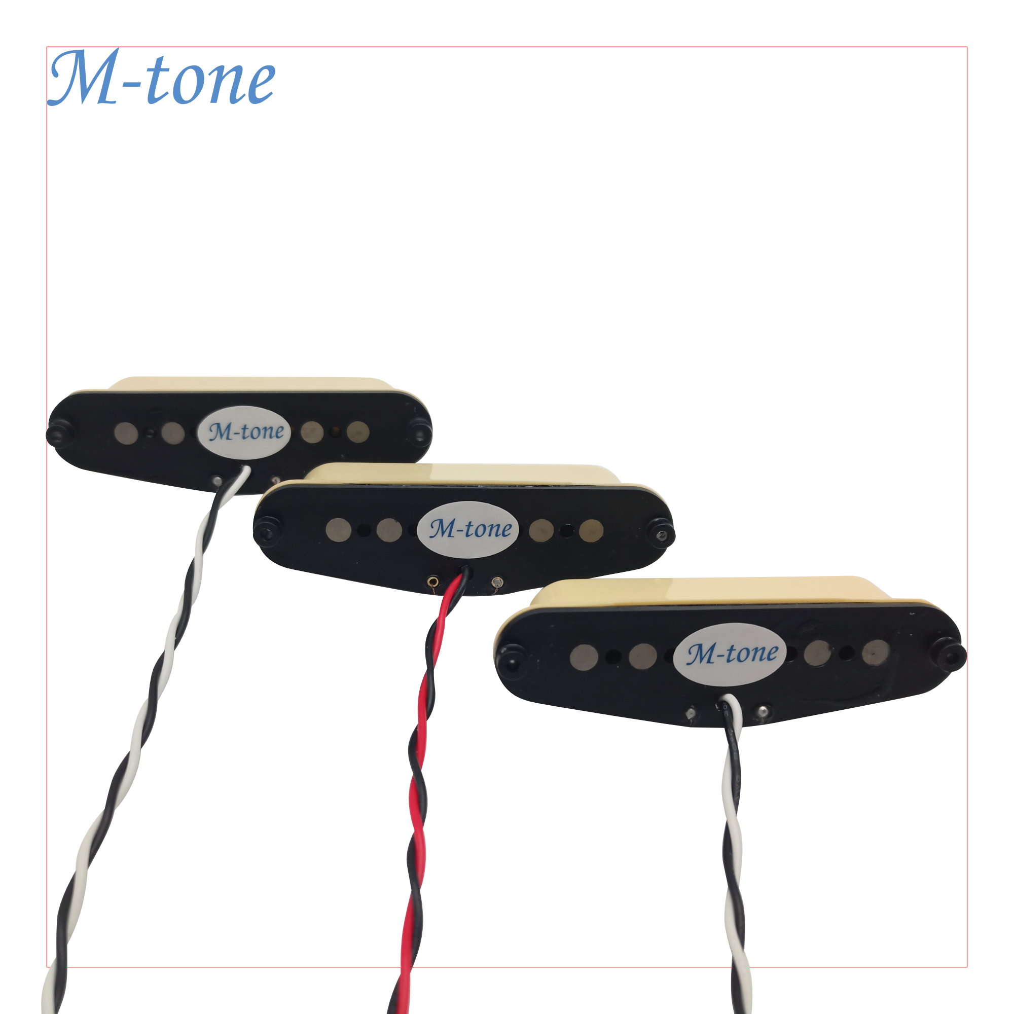 M-Tone SSS Single-Coil Pickups Set for Strat – Alnico 2 | Vintage Warmth & RWRP Hum-Canceling