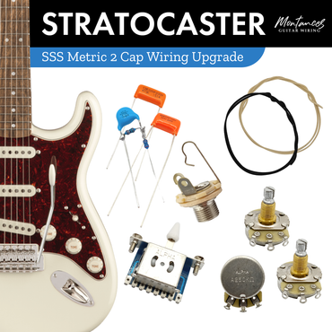 Strat SSS Guitar Wiring Kit (Metric Size)