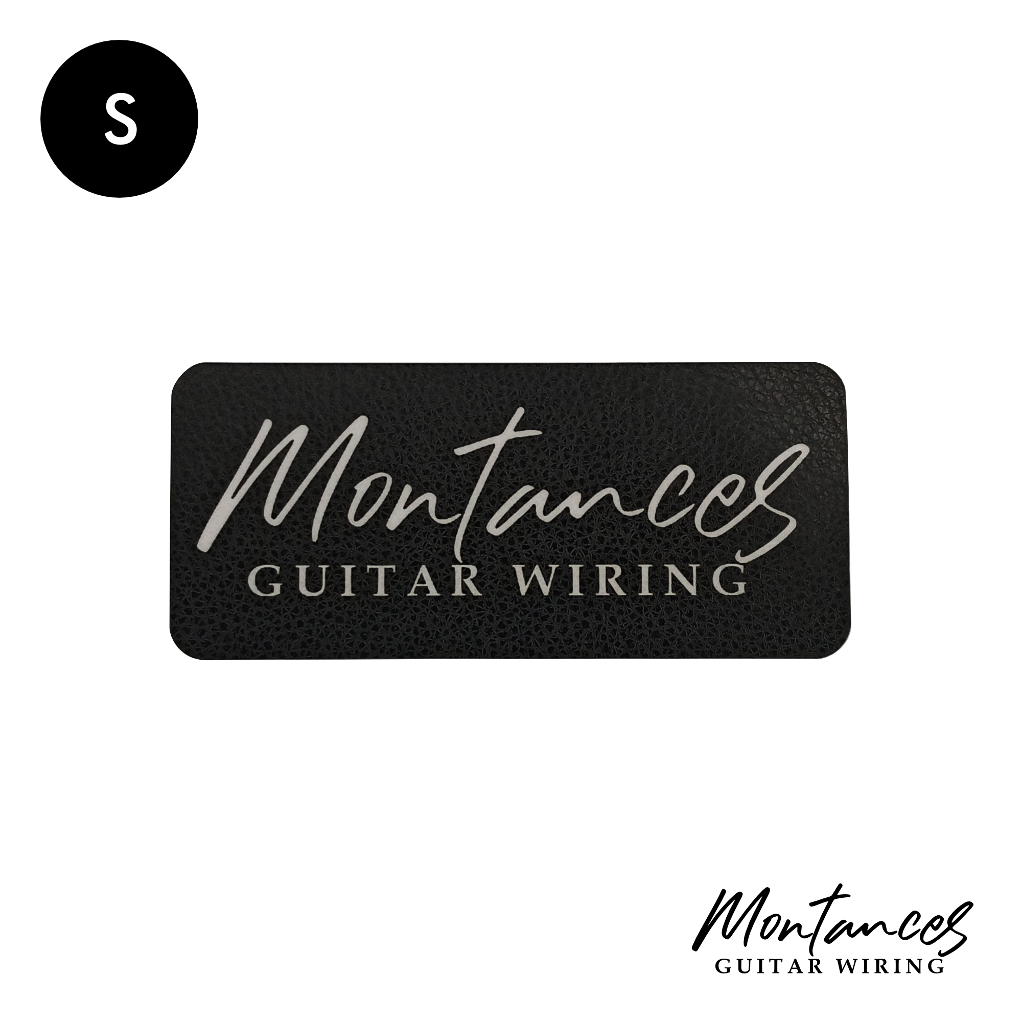Montances Guitar Wiring Logo Sticker