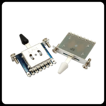 Alpha 3-Way / 5-Way Pickup Selector Switch – Improved Korean-Made Blade Style | For Strat, Tele, PRS & More