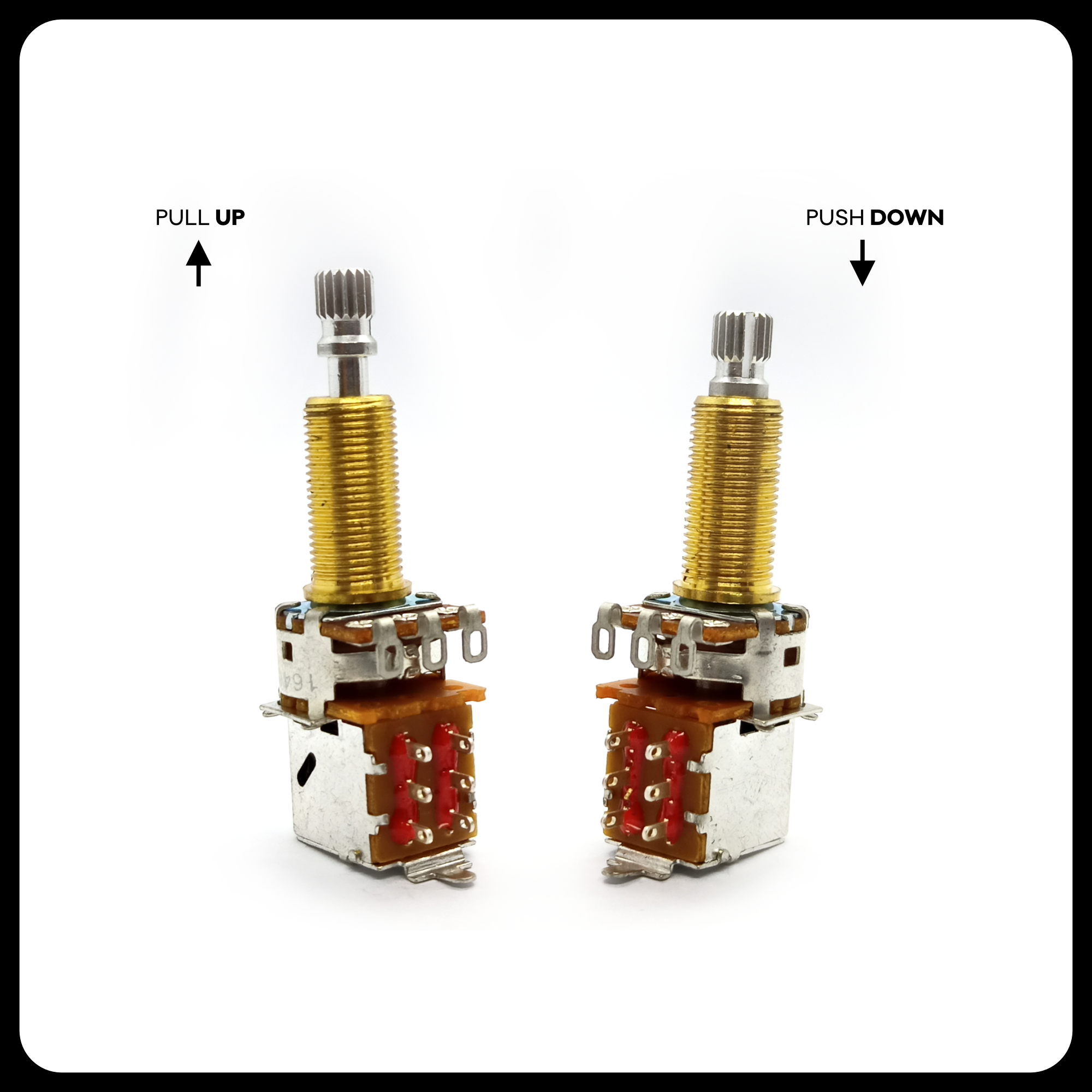 Bourns® Push Pull Potentiometers ⅜” & ¾" Shaft US specs