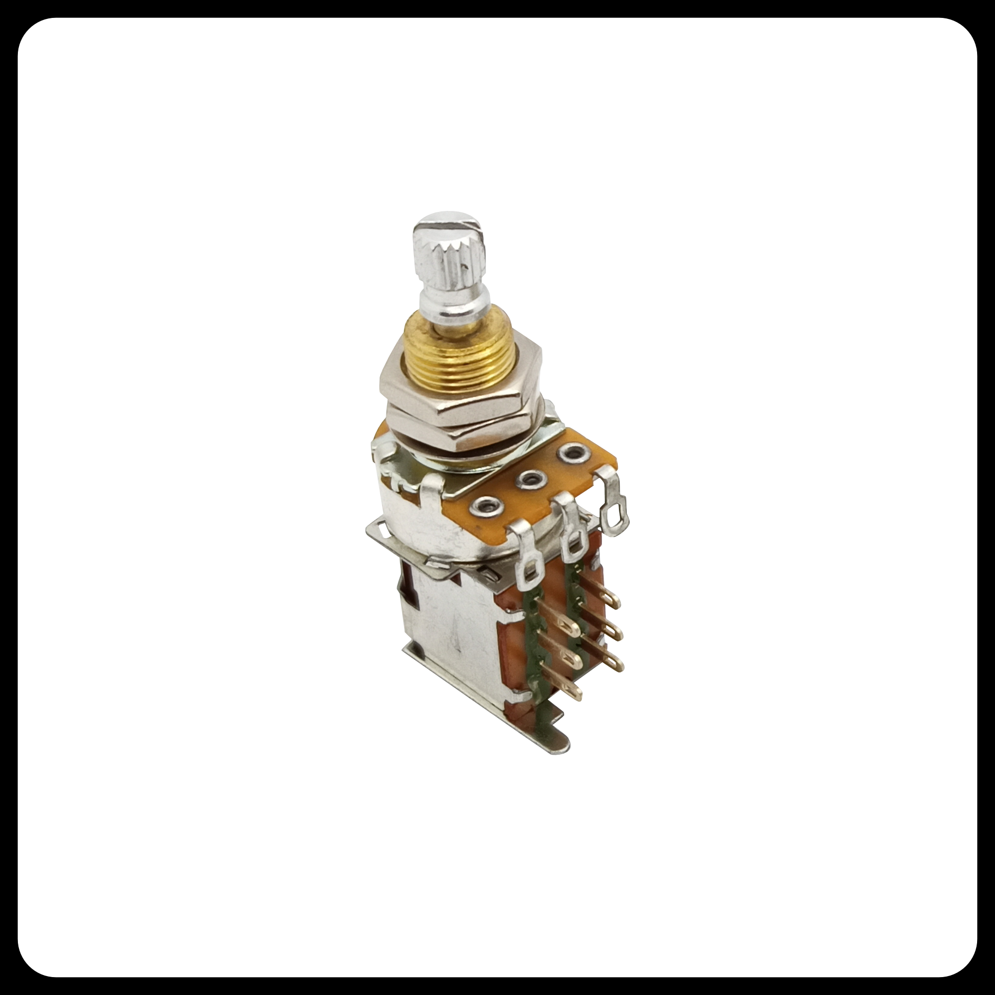 Push Push ⅜” Standard Length Potentiometer Metric