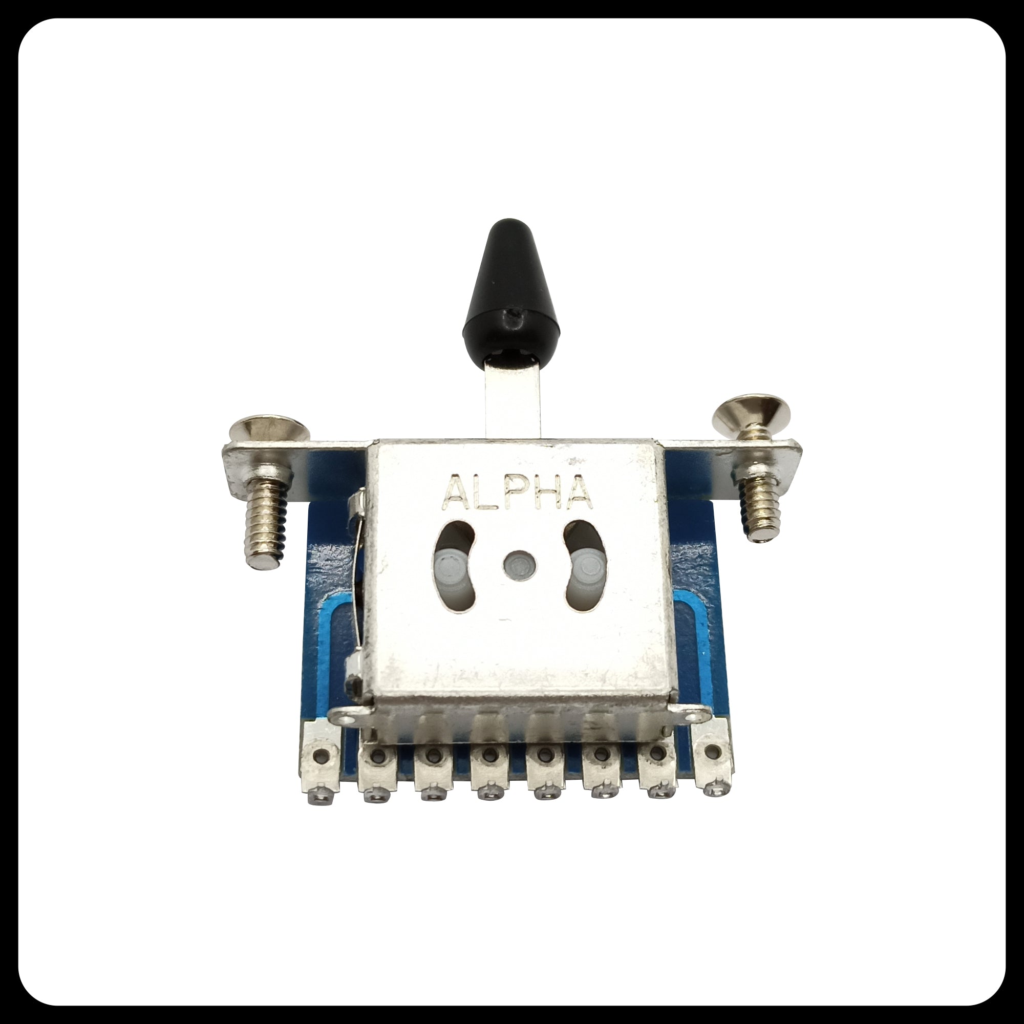 Alpha 3-Way / 5-Way Pickup Selector Switch – Improved Korean-Made Blade Style | For Strat, Tele, PRS & More