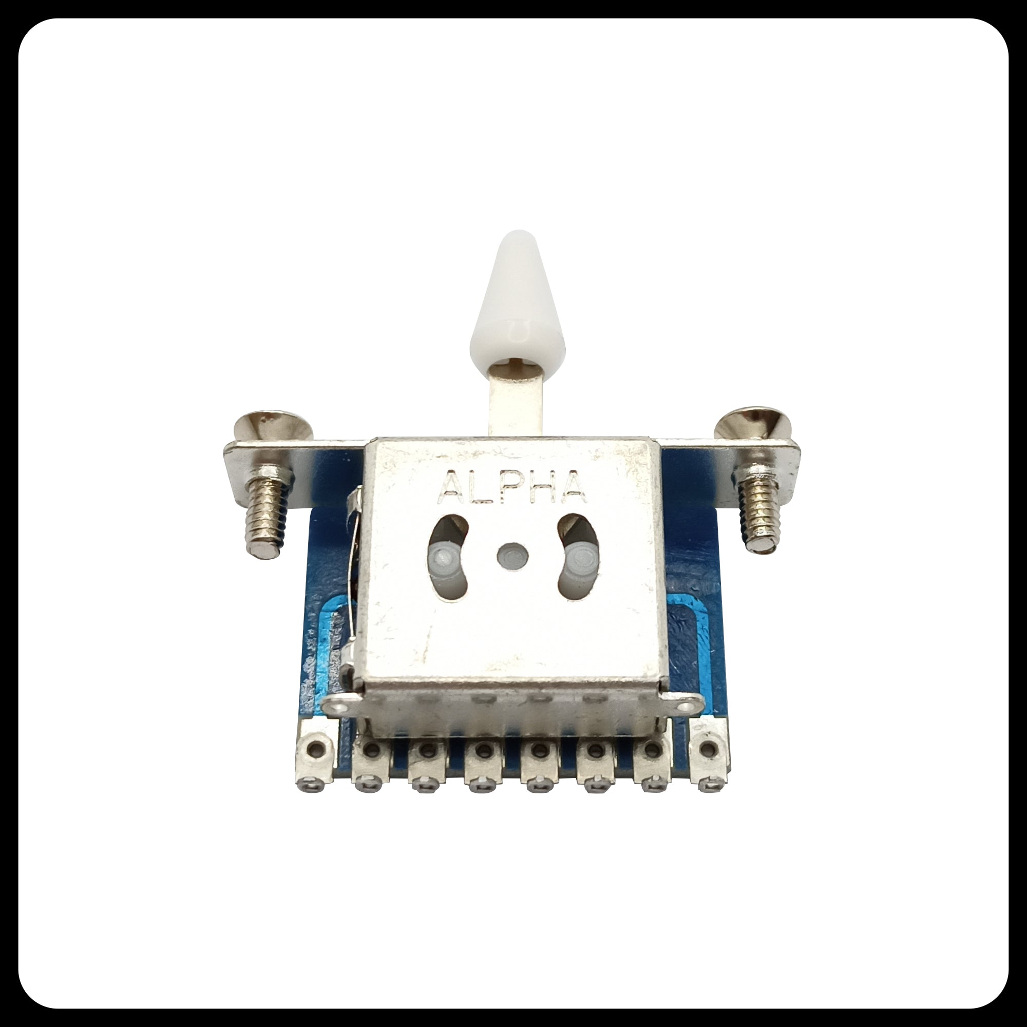 Alpha 3-Way / 5-Way Pickup Selector Switch – Improved Korean-Made Blade Style | For Strat, Tele, PRS & More