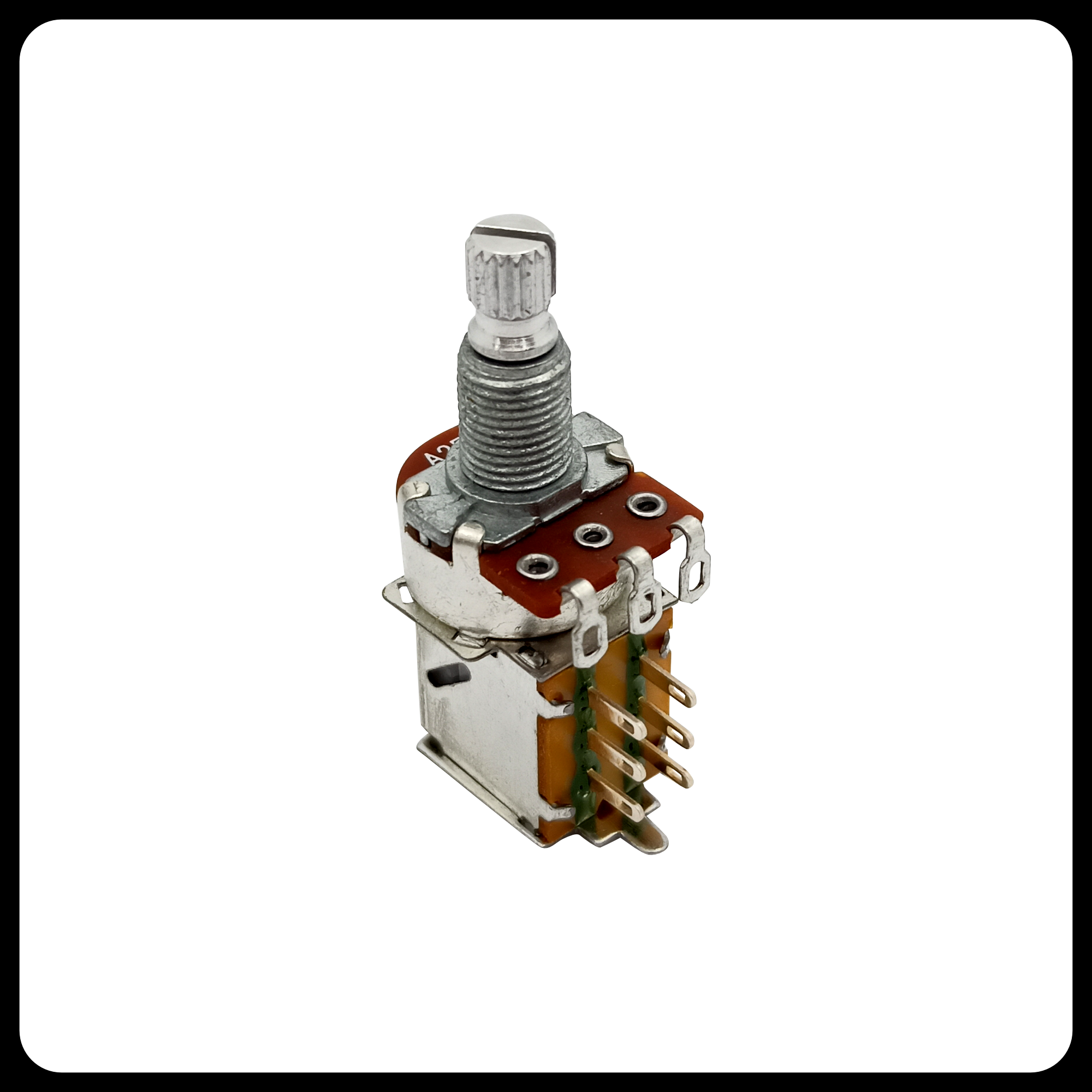 Alpha® Metric ⅜” Standard Length Push-Pull Potentiometer (Split Shaft)
