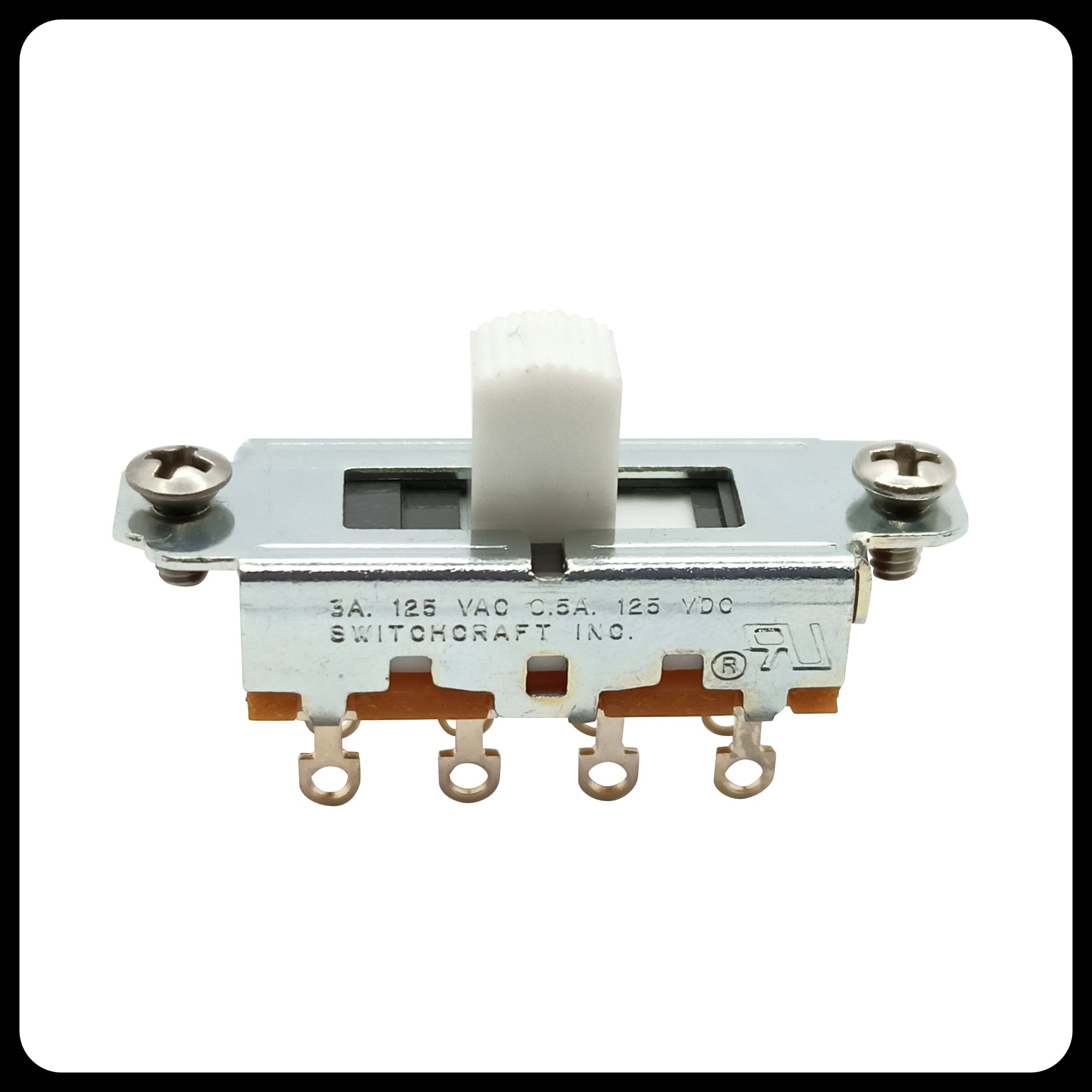 Switchcraft® Slide Switch for Mustang®, Duosonic®, Jazzmaster®, Jaguar® guitars and Brian May Wiring