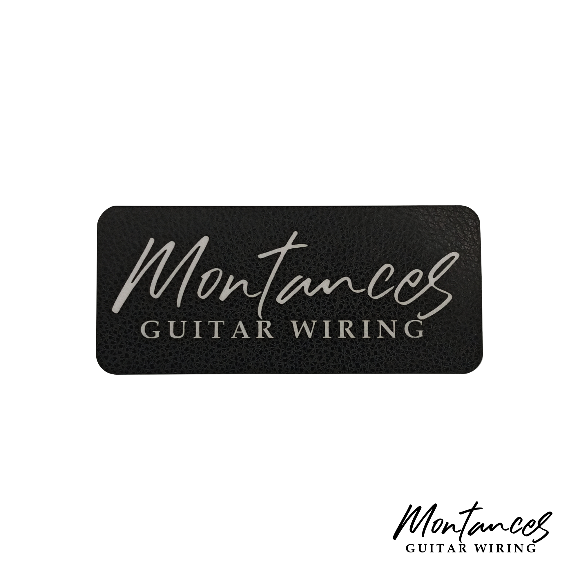 Montances Guitar Wiring Logo Sticker