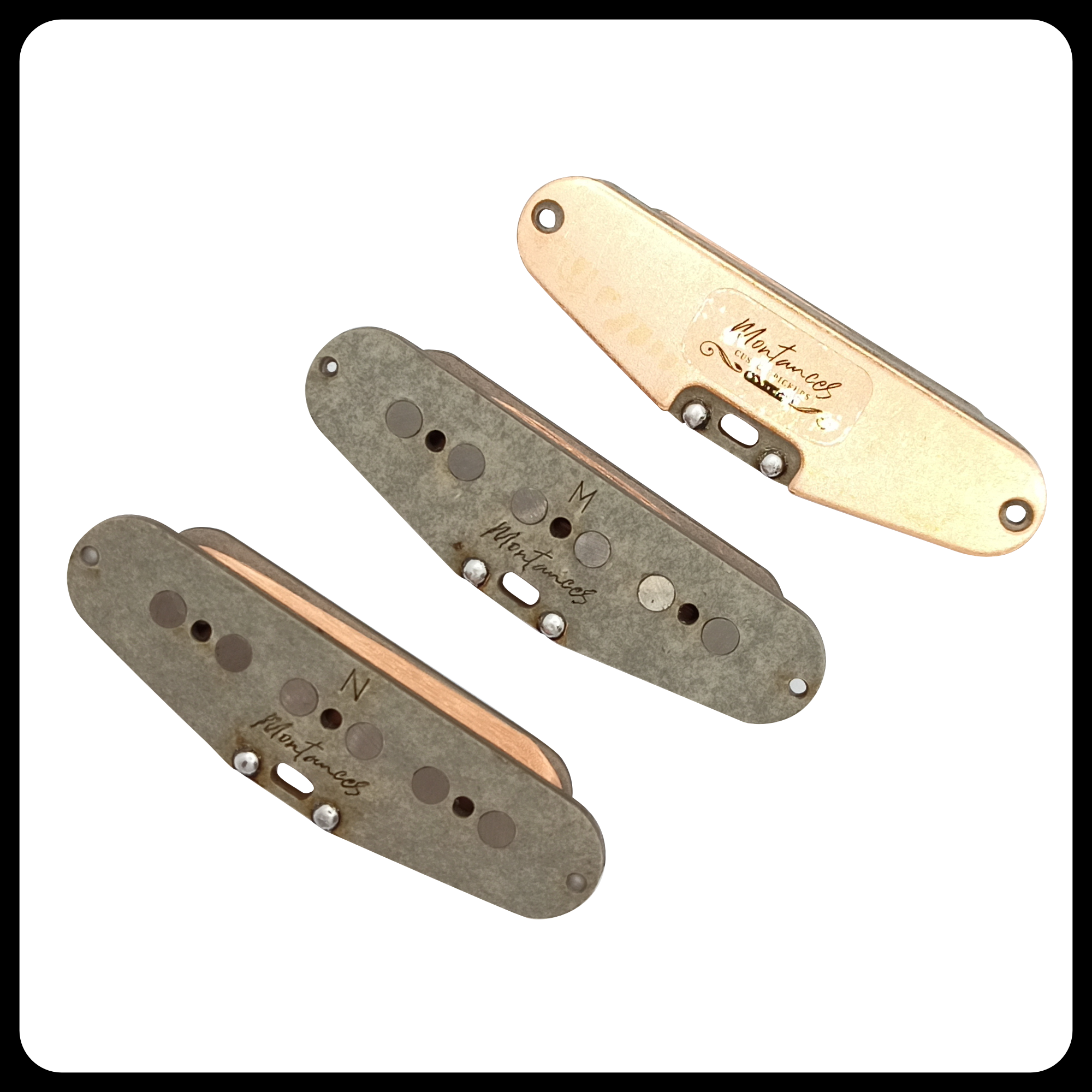 Montances Strat SSS Special Single-Coil Pickups
