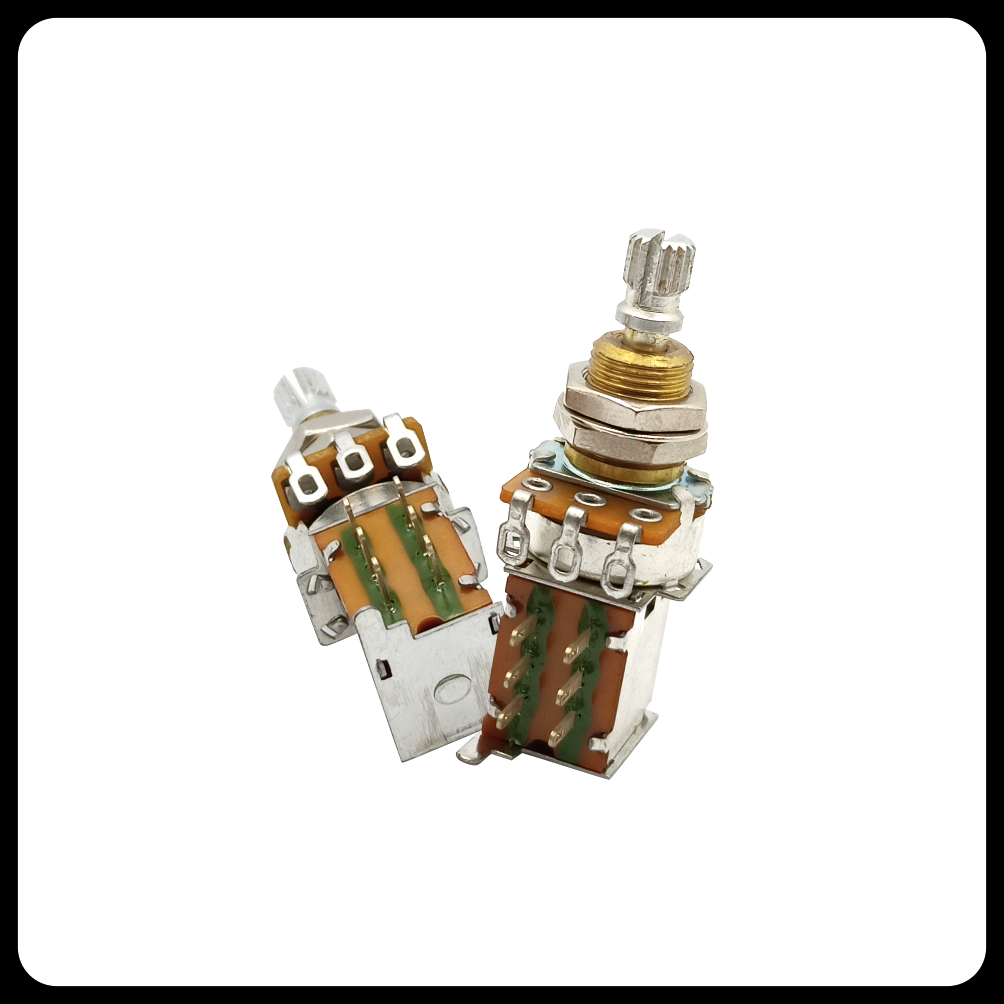 Push Push ⅜” Standard Length Potentiometer Metric