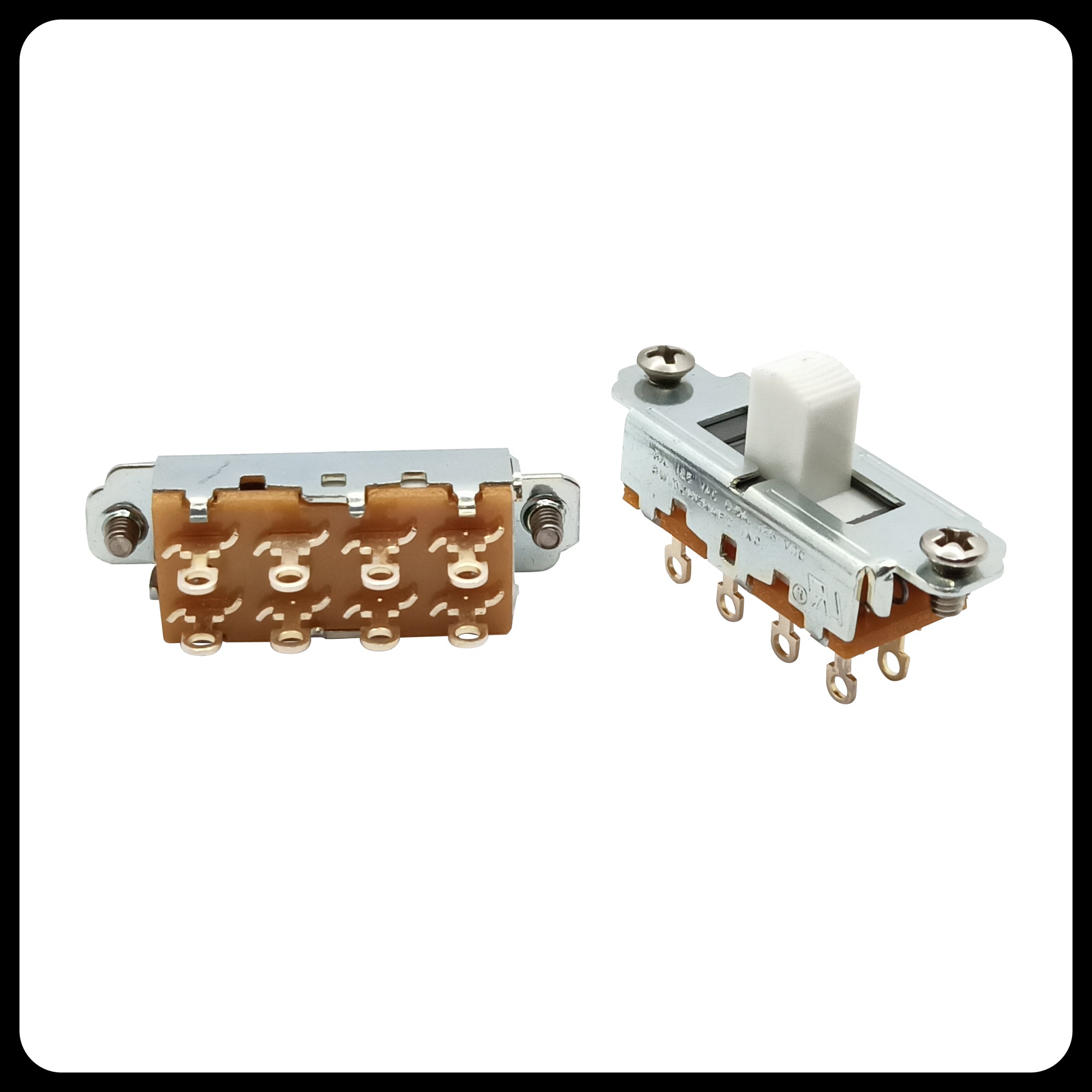 Switchcraft® Slide Switch for Mustang®, Duosonic®, Jazzmaster®, Jaguar® guitars and Brian May Wiring