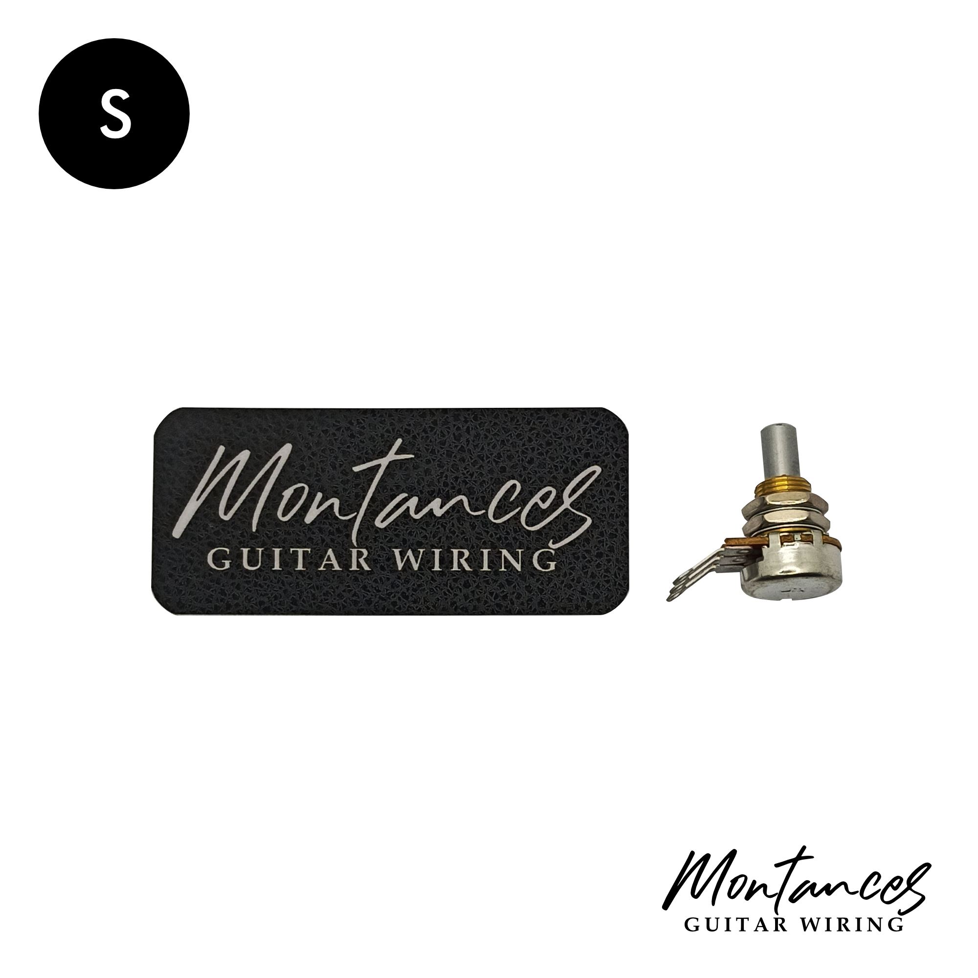 Montances Guitar Wiring Logo Sticker