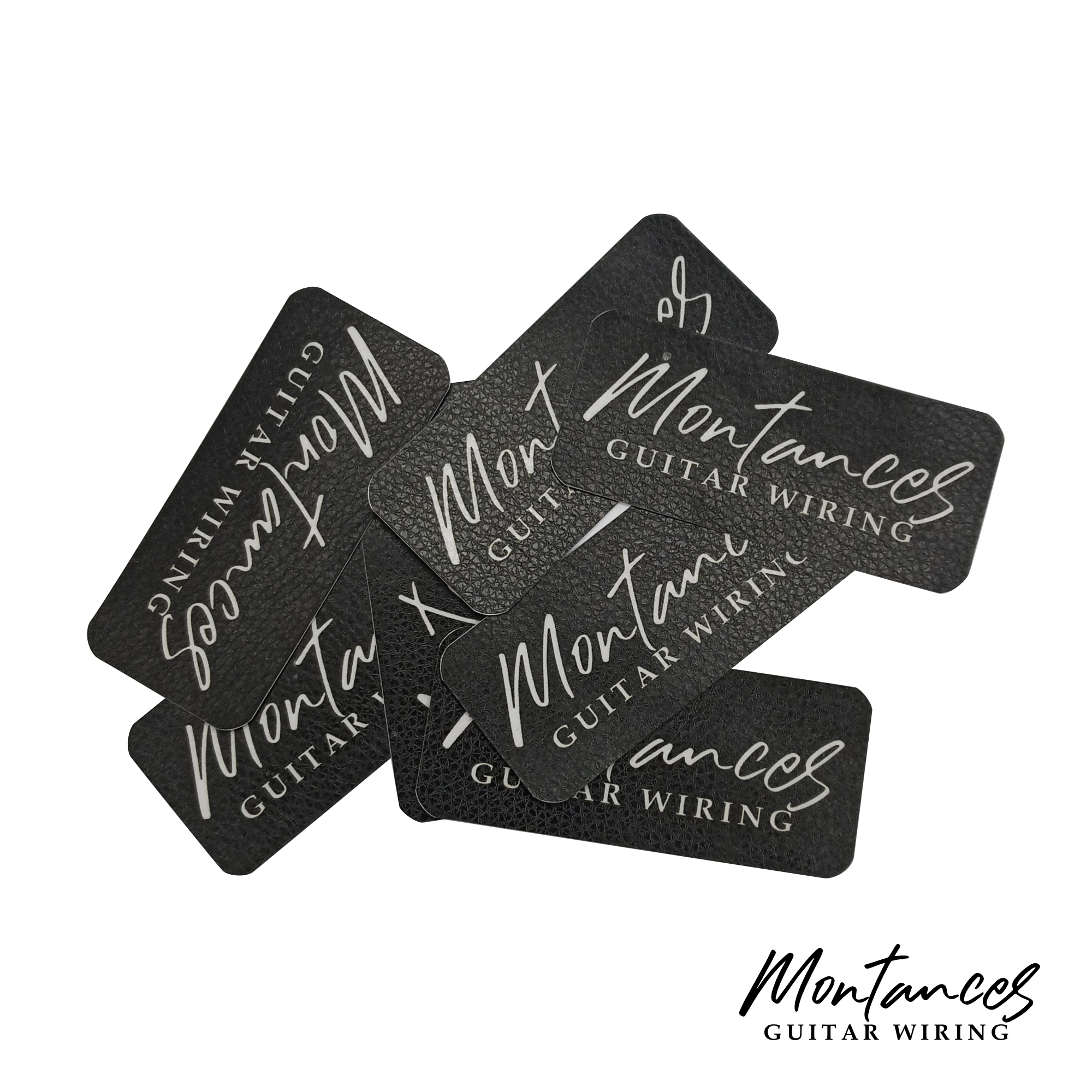 Montances Guitar Wiring Logo Sticker