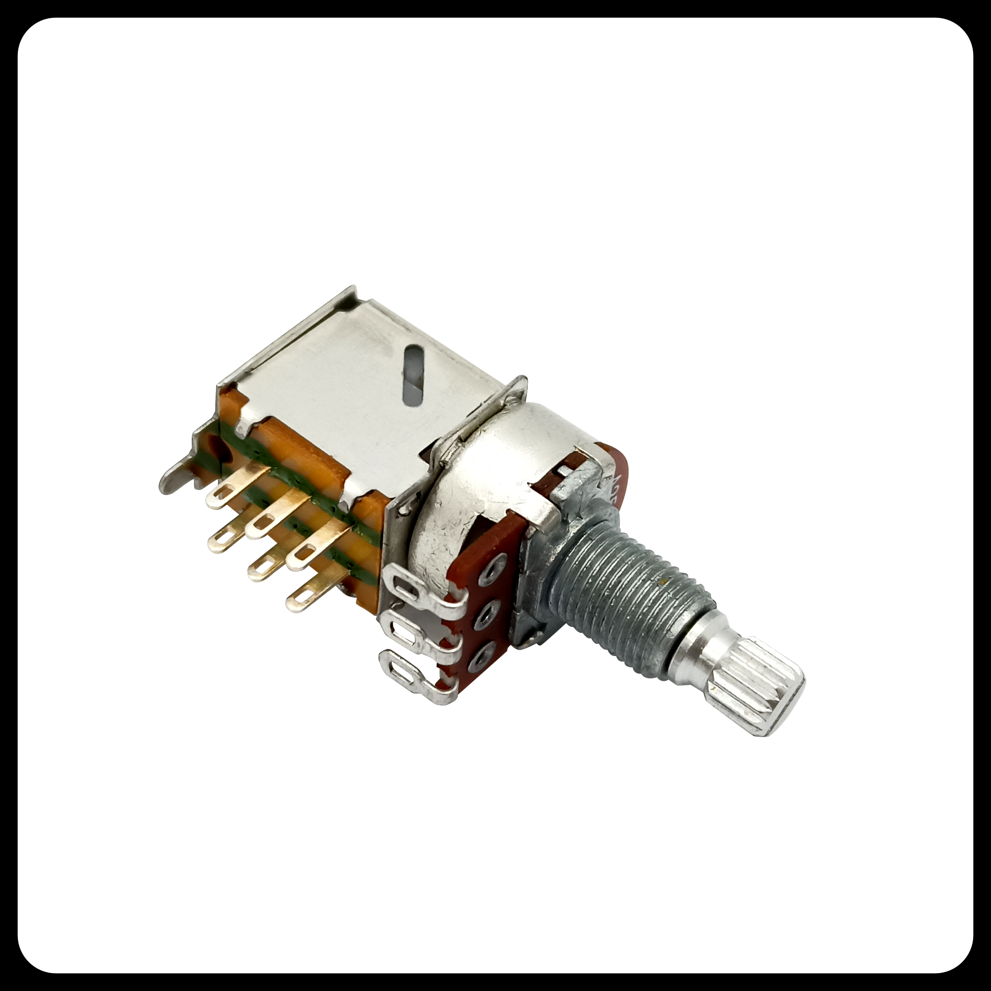 Alpha® Metric ⅜” Standard Length Push-Pull Potentiometer (Split Shaft)