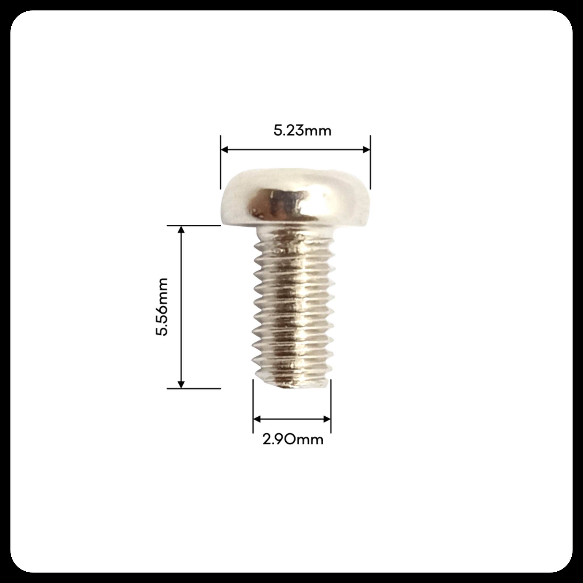 Switch Mounting Screws for Guitar Pickup Selector Switch