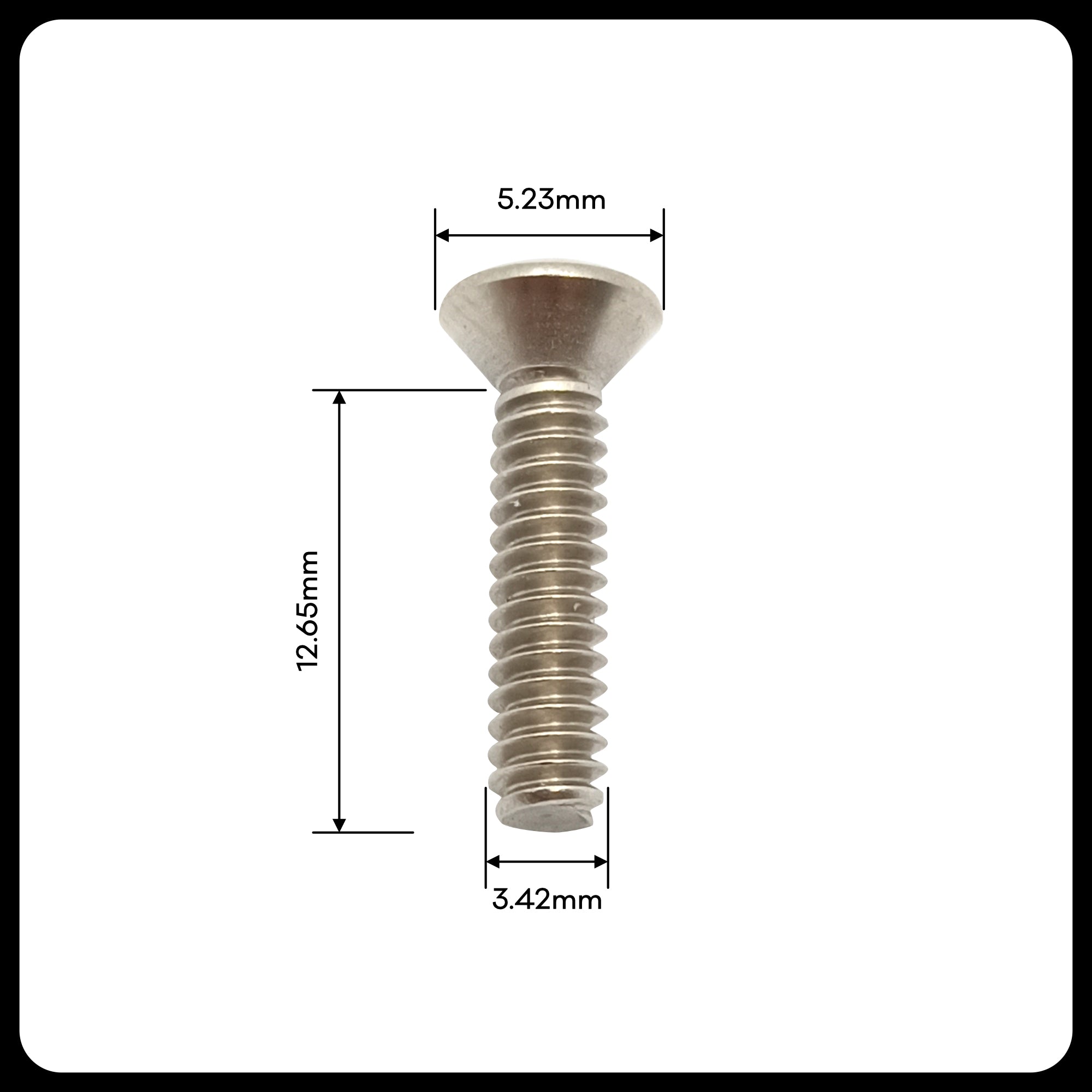Switch Mounting Screws for Guitar Pickup Selector Switch