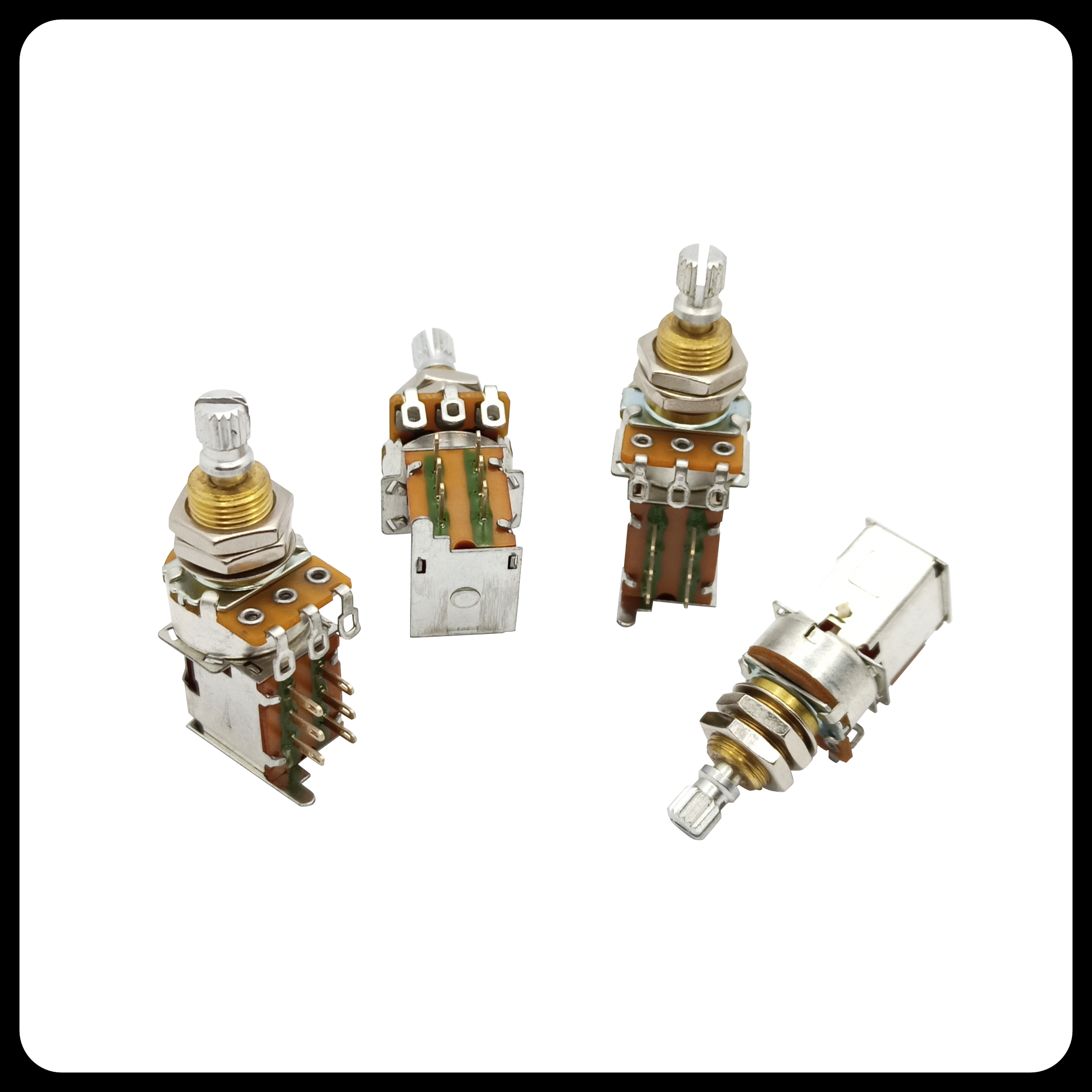 Push Push ⅜” Standard Length Potentiometer Metric