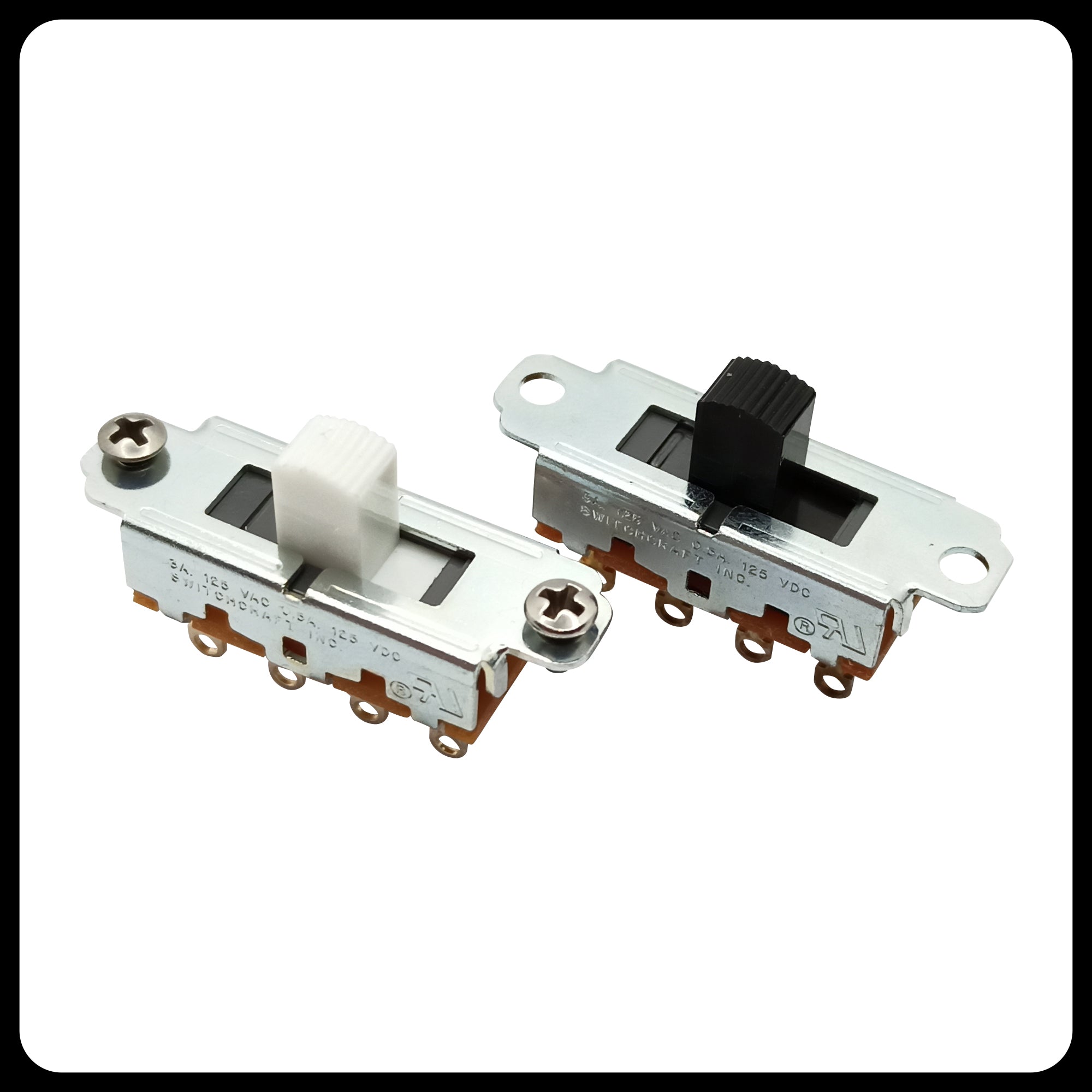 Switchcraft® Slide Switch for Mustang®, Duosonic®, Jazzmaster®, Jaguar® guitars and Brian May Wiring