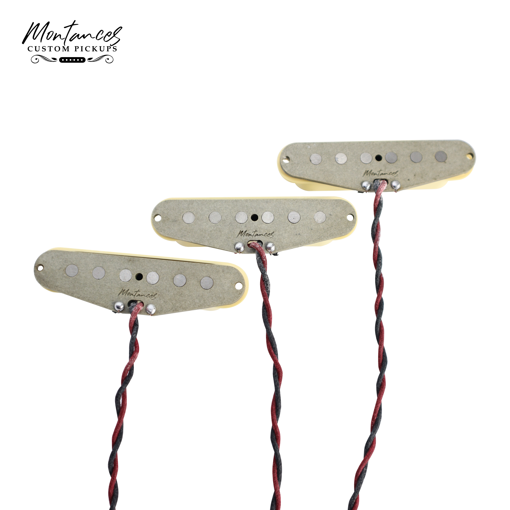 Montances Vintage Tweed Strat SSS Single-Coil Pickups