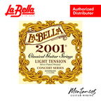 La Bella 2001 Classical | Nylon 202 Trebles | Light Tension | Classical Guitar Strings