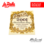 La Bella 2001 Classical | Nylon 202 Trebles | Light Tension | Classical Guitar Strings